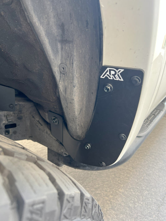 Ark Splash Guards Mud Flap Delete Front Only / White 2003-2005 Toyota 4Runner TriXPoly Mudflap Deletes