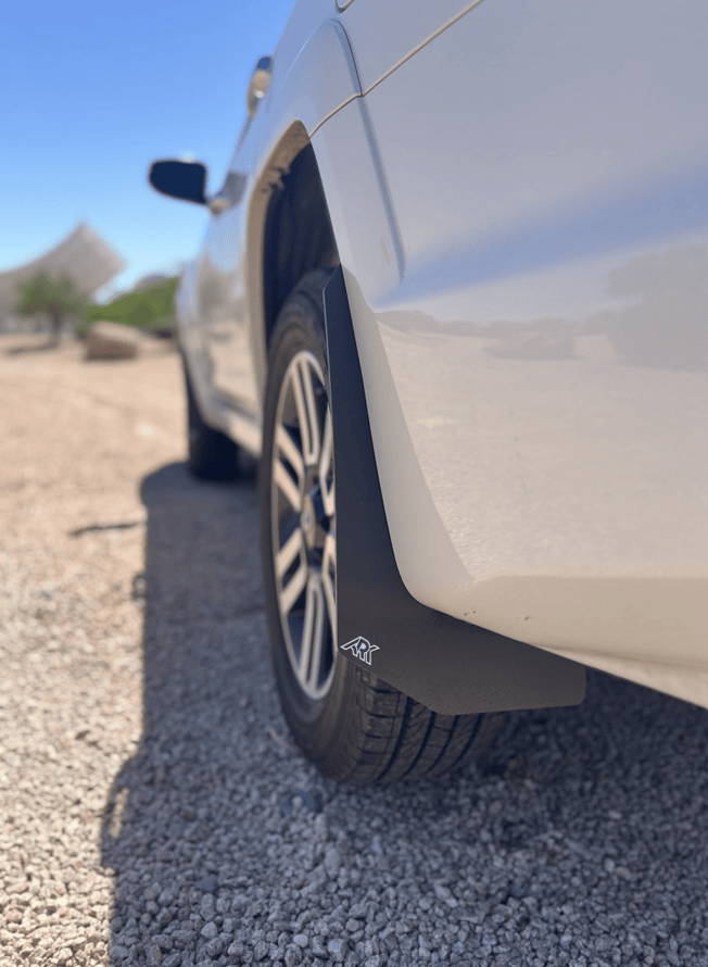 Ark Splash Guards Mud Flap Mid-Mudflaps Rear Only / White 2010-2024 Toyota 4Runner Limited TriXPoly Mid-Mudflaps