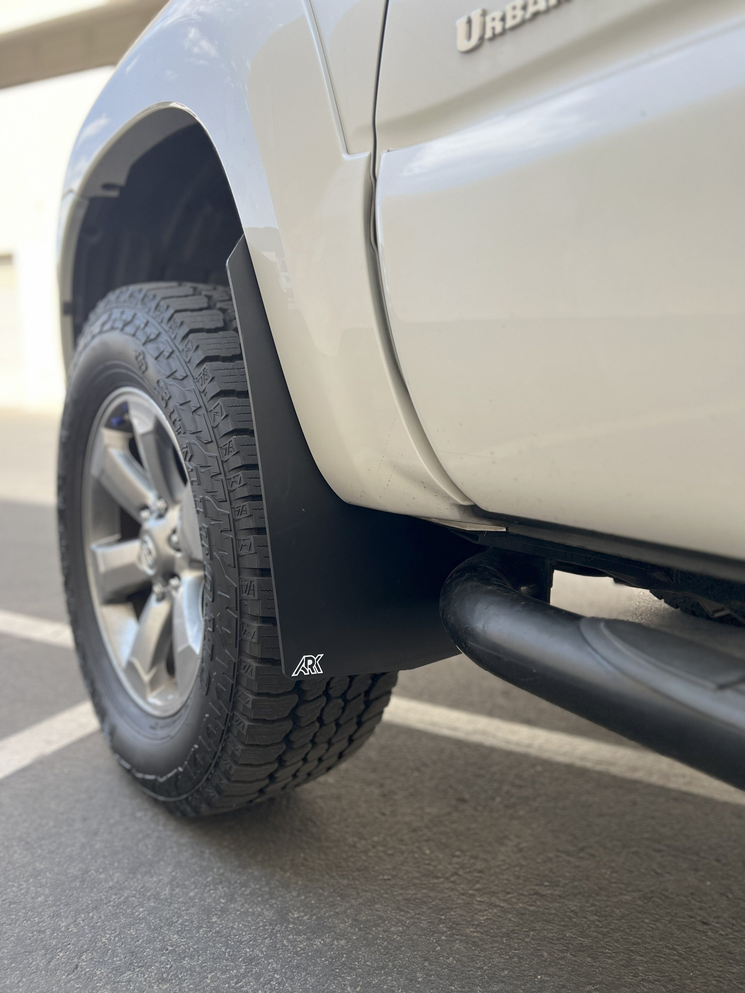 Ark Splash Guards Mud Flap Mudflaps Front Only / White 2003-2005 Toyota 4Runner TriXPoly Mudflaps