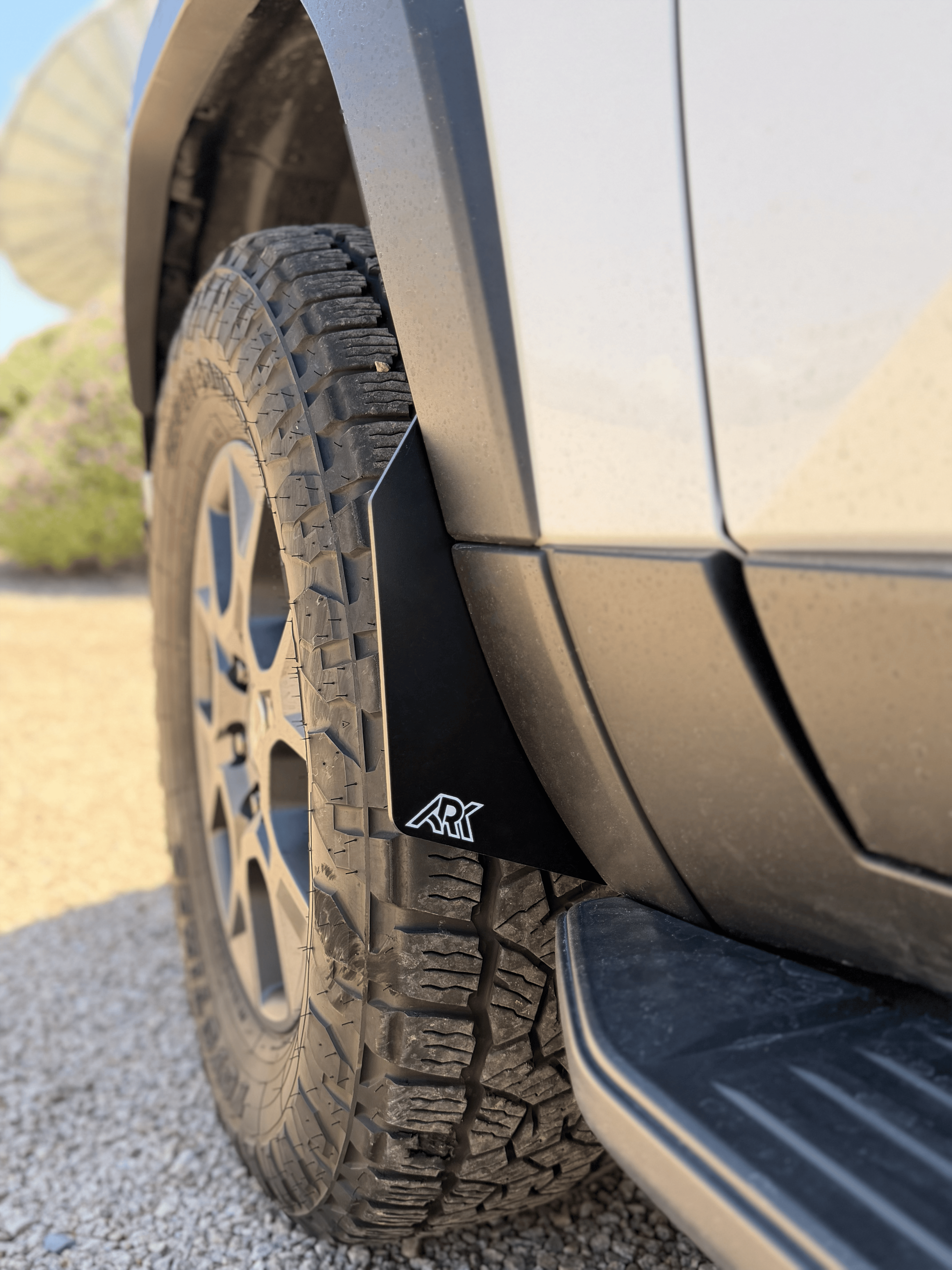 Ark Splash Guards Mudflap Micros Front Only / White 2024-2026 Lexus GX550 Overtrail TriXpoly Micro Flares
