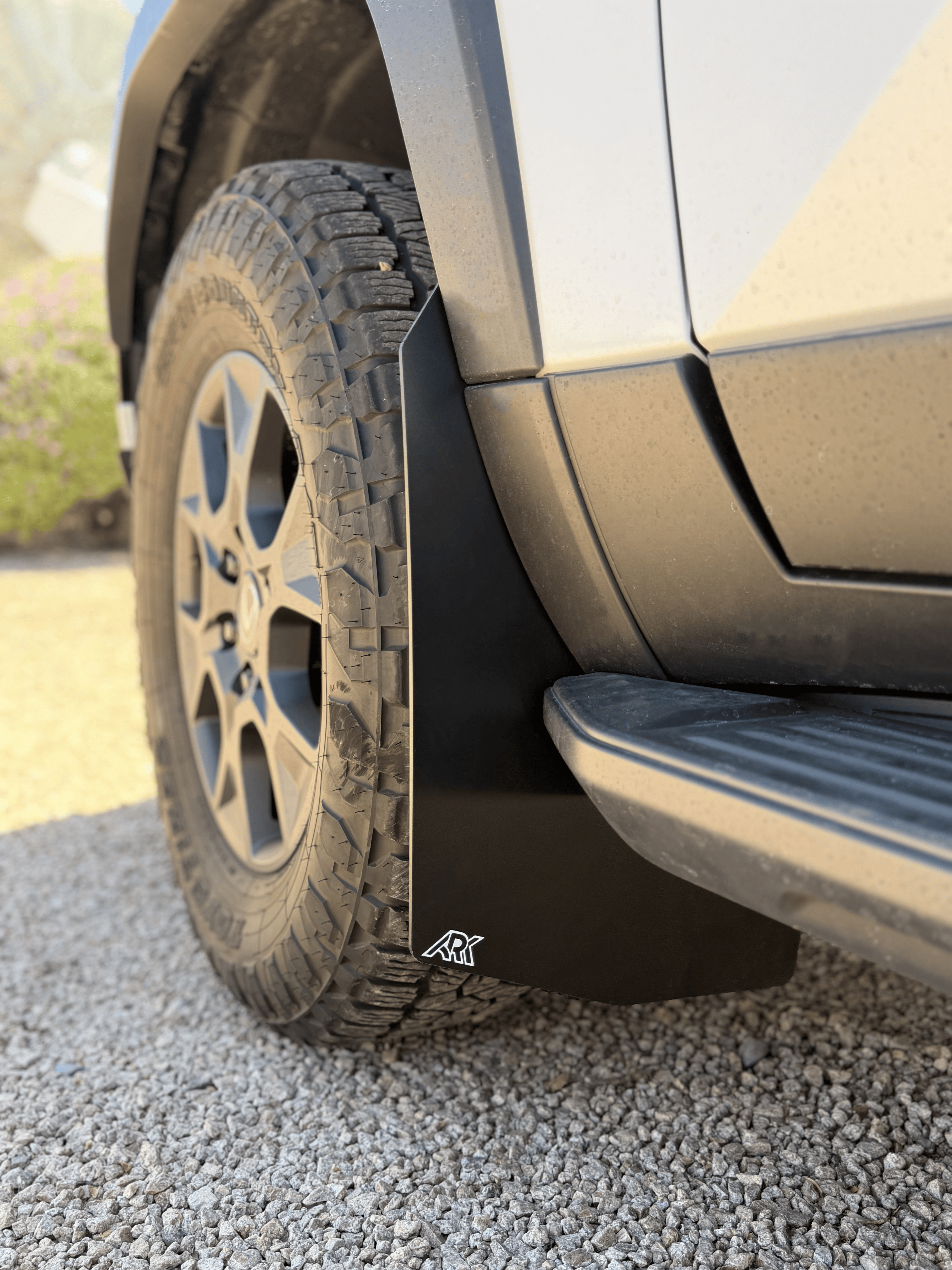 Ark Splash Guards Mudflap Mud Flaps Front Only / White 2024-2026 Lexus GX550 Overtrail TriXpoly Mudflaps