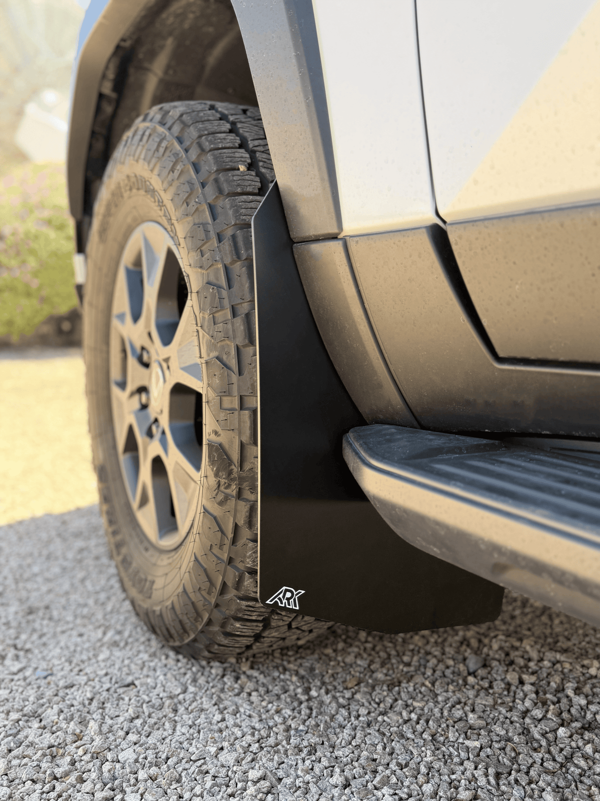 Ark Splash Guards Mudflap Mud Flaps Front Only / White 2024-2026 Lexus GX550 Overtrail TriXpoly Mudflaps