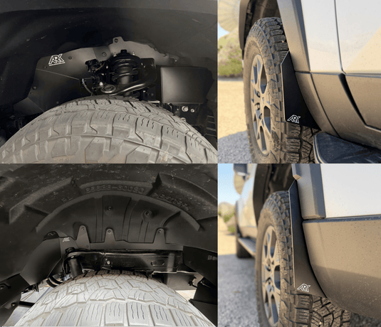 Ark Splash Guards Splash Guard Micros Combo Kit / White 2024-2026 Lexus GX550 Overtrail TriXpoly Complete Kits - Bundle and Save