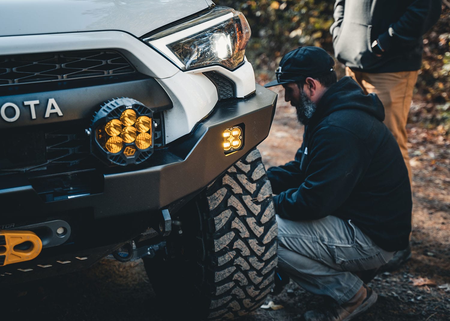 Backwoods Adventure Mods Armor Toyota 4Runner 5th Gen (2010-2024) Hi-Lite Overland Front Bumper [No Bull Bar]