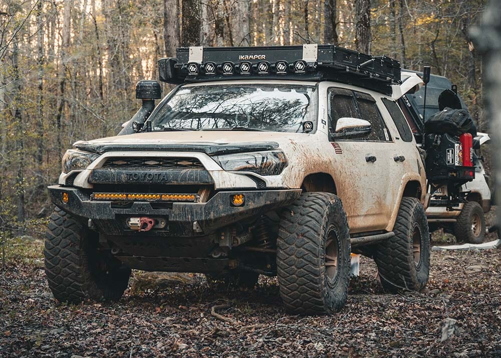 Backwoods Adventure Mods Armor Toyota 4Runner 5th Gen (2010-2024) Hi-Lite Overland Front Bumper [No Bull Bar]