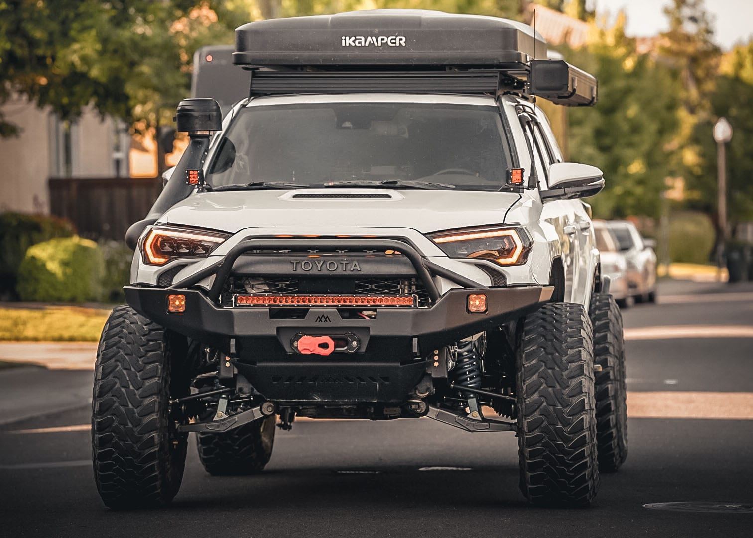 Backwoods Adventure Mods Armor Toyota 4Runner 5th Gen (2010-2024) Hi-Lite Overland Front Bumper [PreRunner Bull Bar]