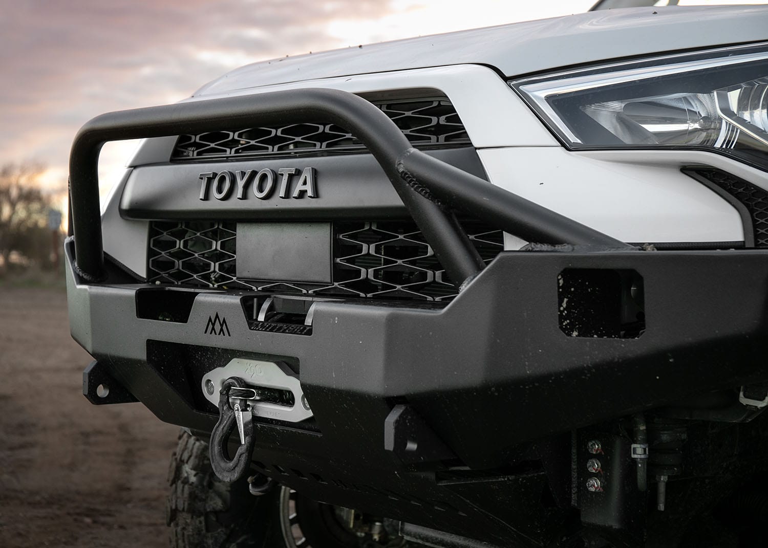 Backwoods Adventure Mods Armor Toyota 4Runner 5th Gen (2010-2024) Hi-Lite Overland Front Bumper [PreRunner Bull Bar]