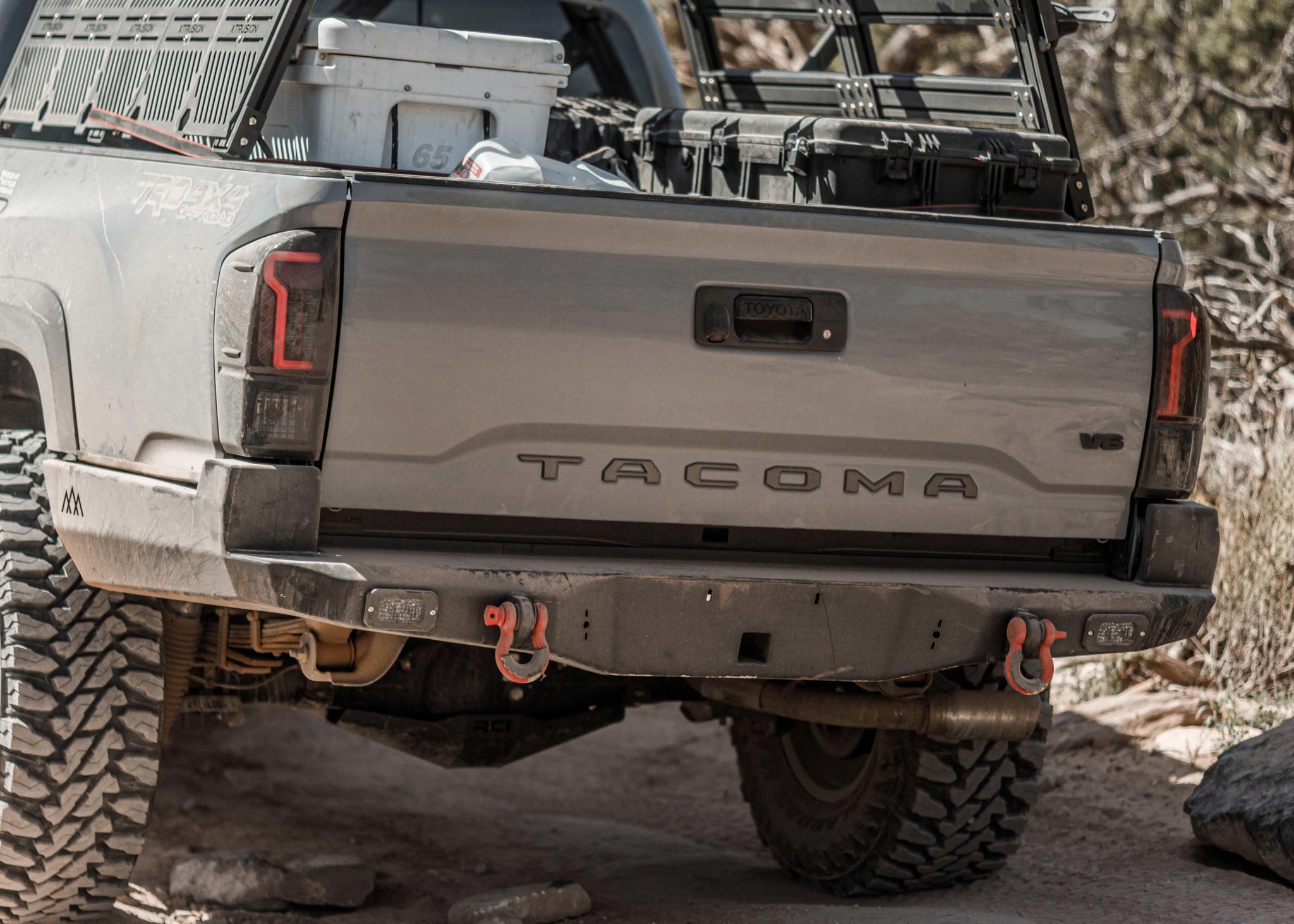 Backwoods Adventure Mods Armor Toyota Tacoma 3rd Gen (2016-2023) Hi-Lite High Clearance Rear Bumper