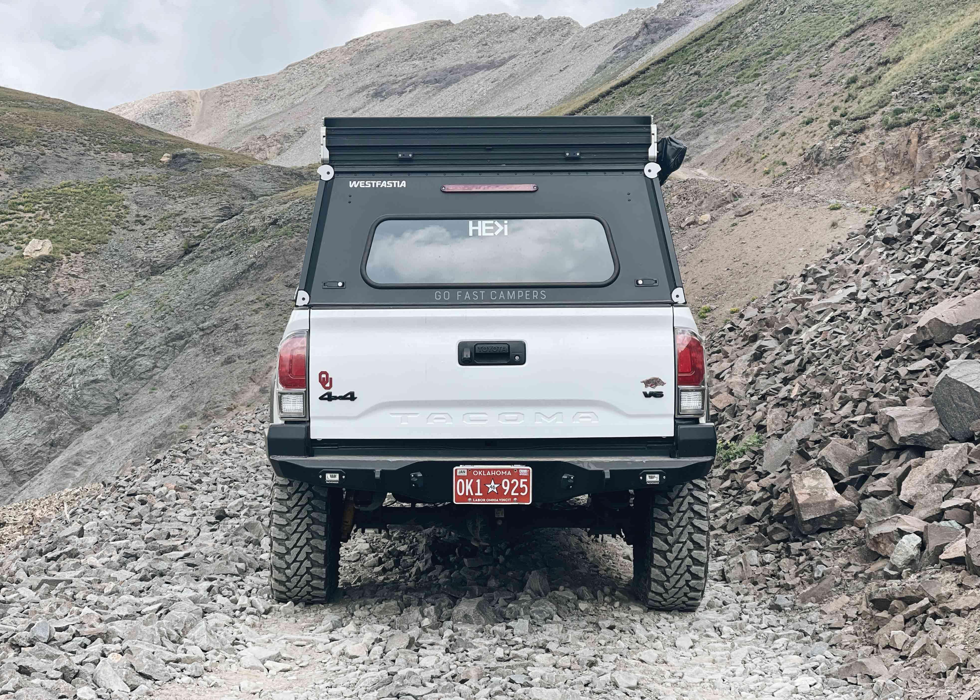 Backwoods Adventure Mods Armor Toyota Tacoma 3rd Gen (2016-2023) Hi-Lite High Clearance Rear Bumper