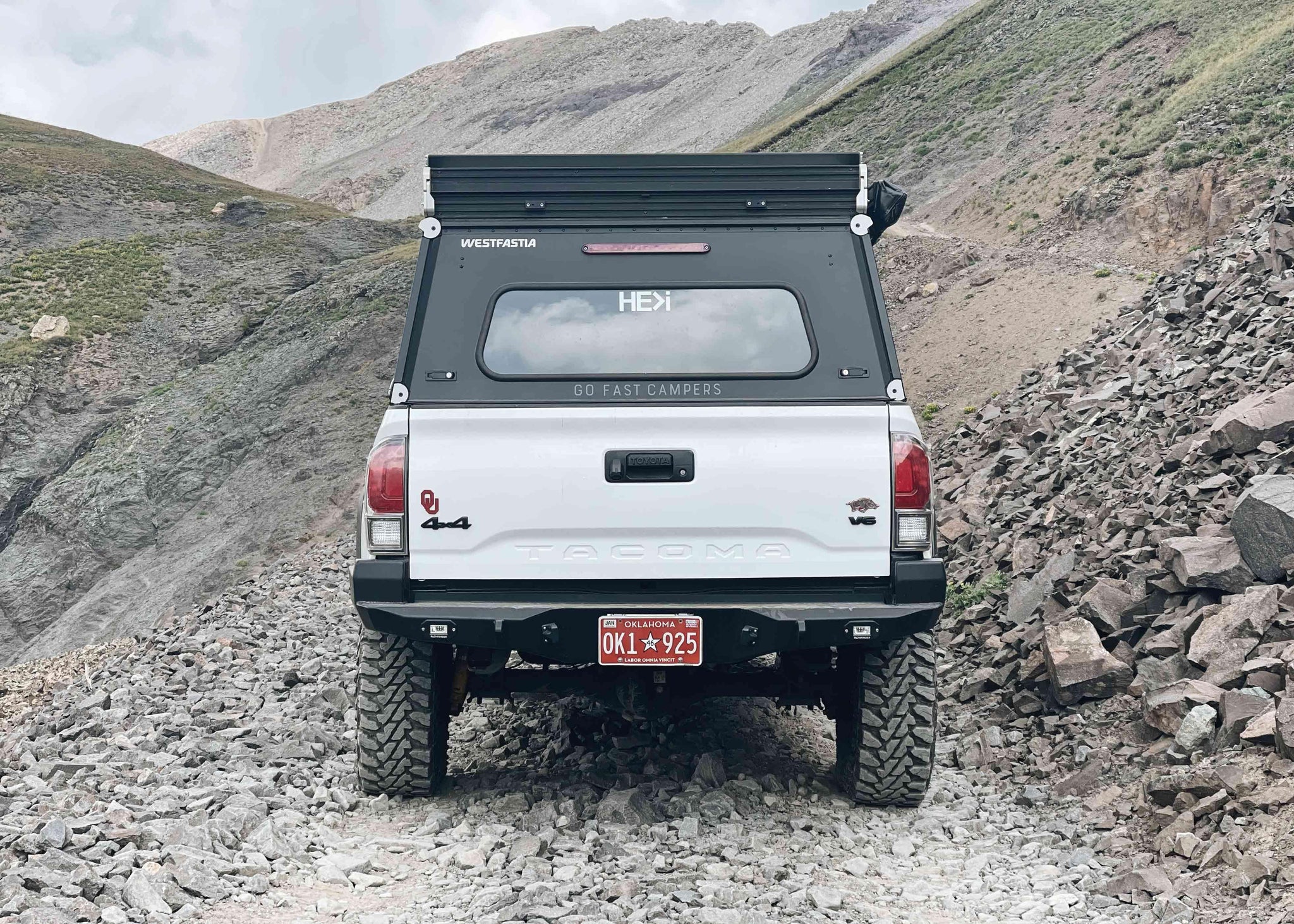 Backwoods Adventure Mods Armor Toyota Tacoma 3rd Gen (2016-2023) Hi-Lite High Clearance Rear Bumper