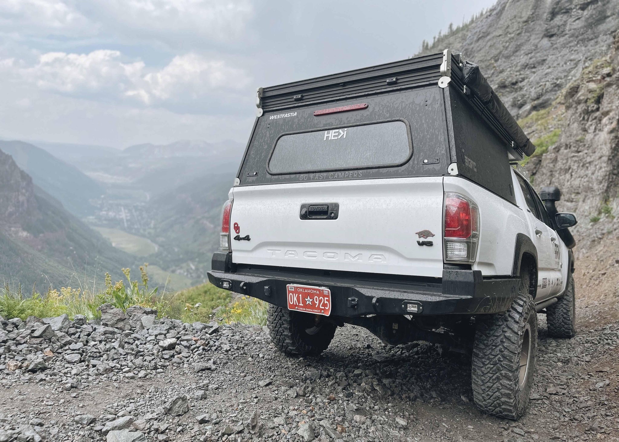 Backwoods Adventure Mods Armor Toyota Tacoma 3rd Gen (2016-2023) Hi-Lite High Clearance Rear Bumper