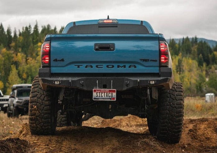 Backwoods Adventure Mods Armor Toyota Tacoma 3rd Gen (2016-2023) Hi-Lite High Clearance Rear Bumper