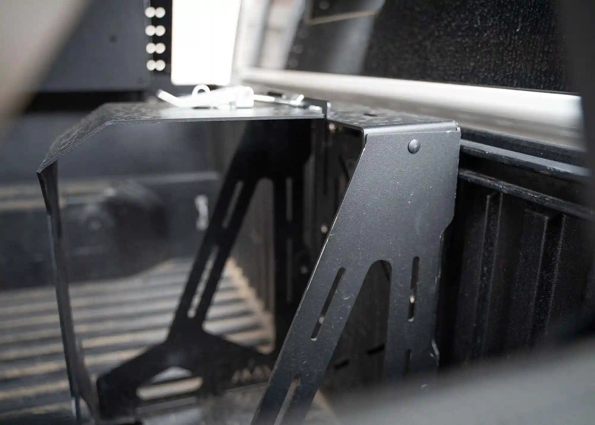 Backwoods Adventure Mods Bed Rack Accessory Brackets Jerry's Can Holder - Dual Universal Jerry Can Carrier