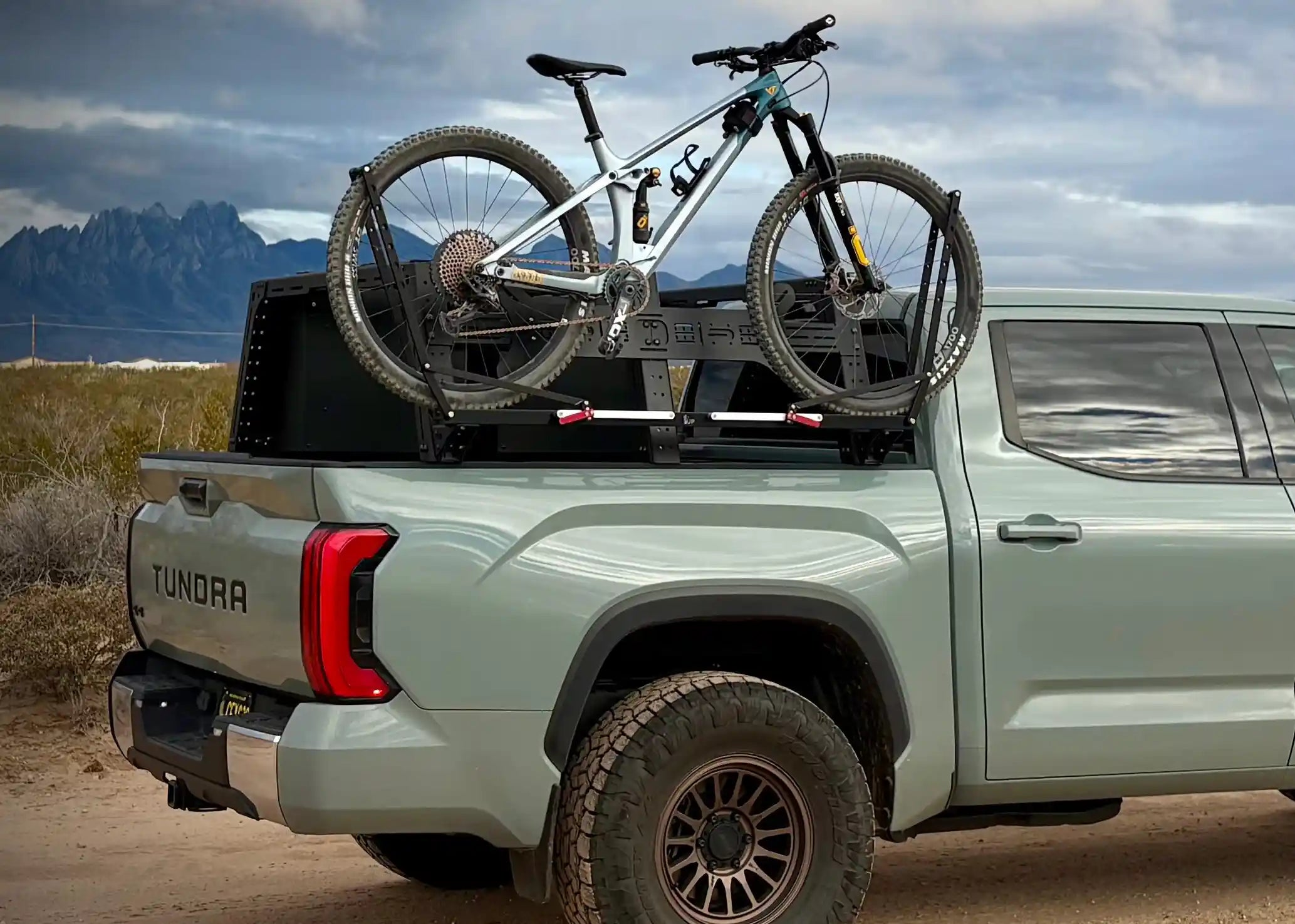 Backwoods Adventure Mods Bed Rack Accessory Brackets Universal Bike Tray Mounts for Bed Racks