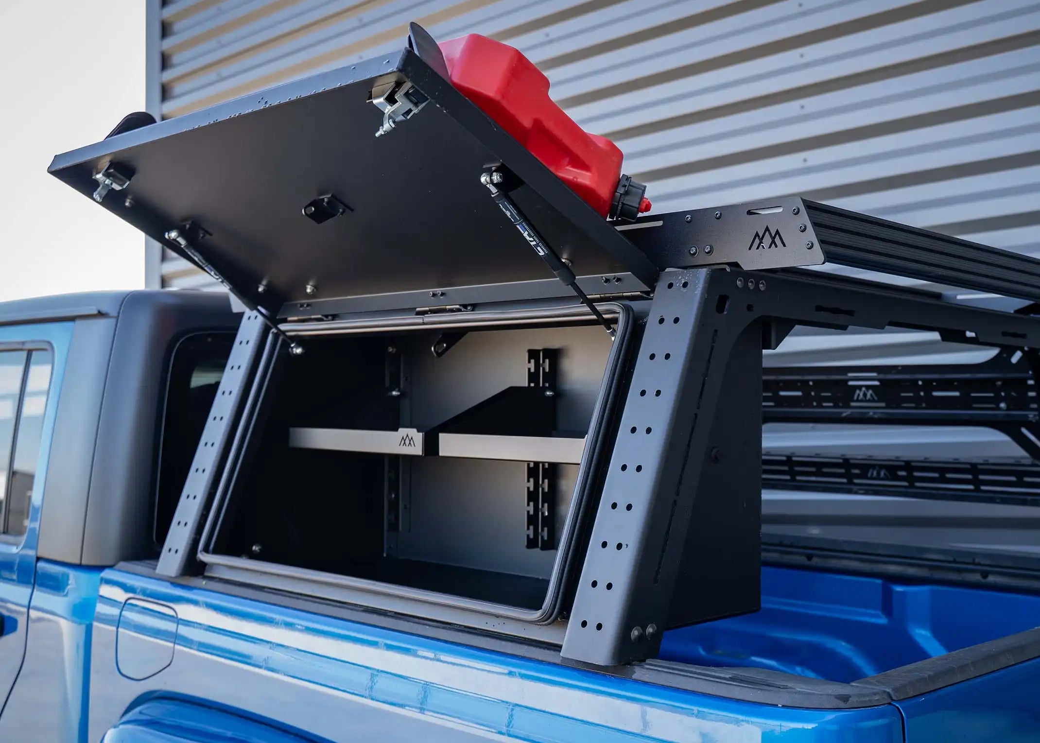 Backwoods Adventure Mods Bed Rack Overland Bed Rack Storage Box - Jeep Gladiator