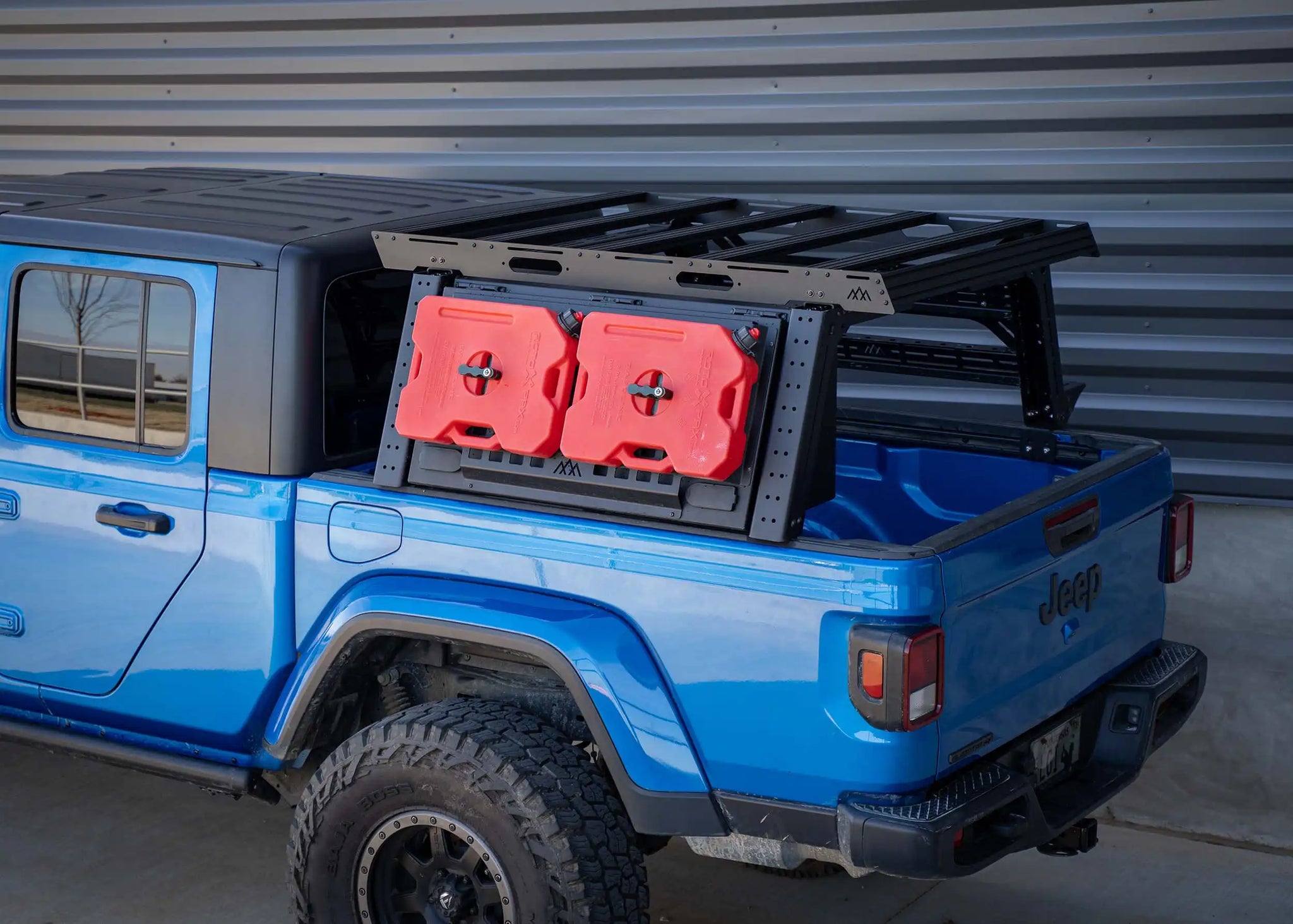 Backwoods Adventure Mods Bed Rack Overland Bed Rack Storage Box - Jeep Gladiator