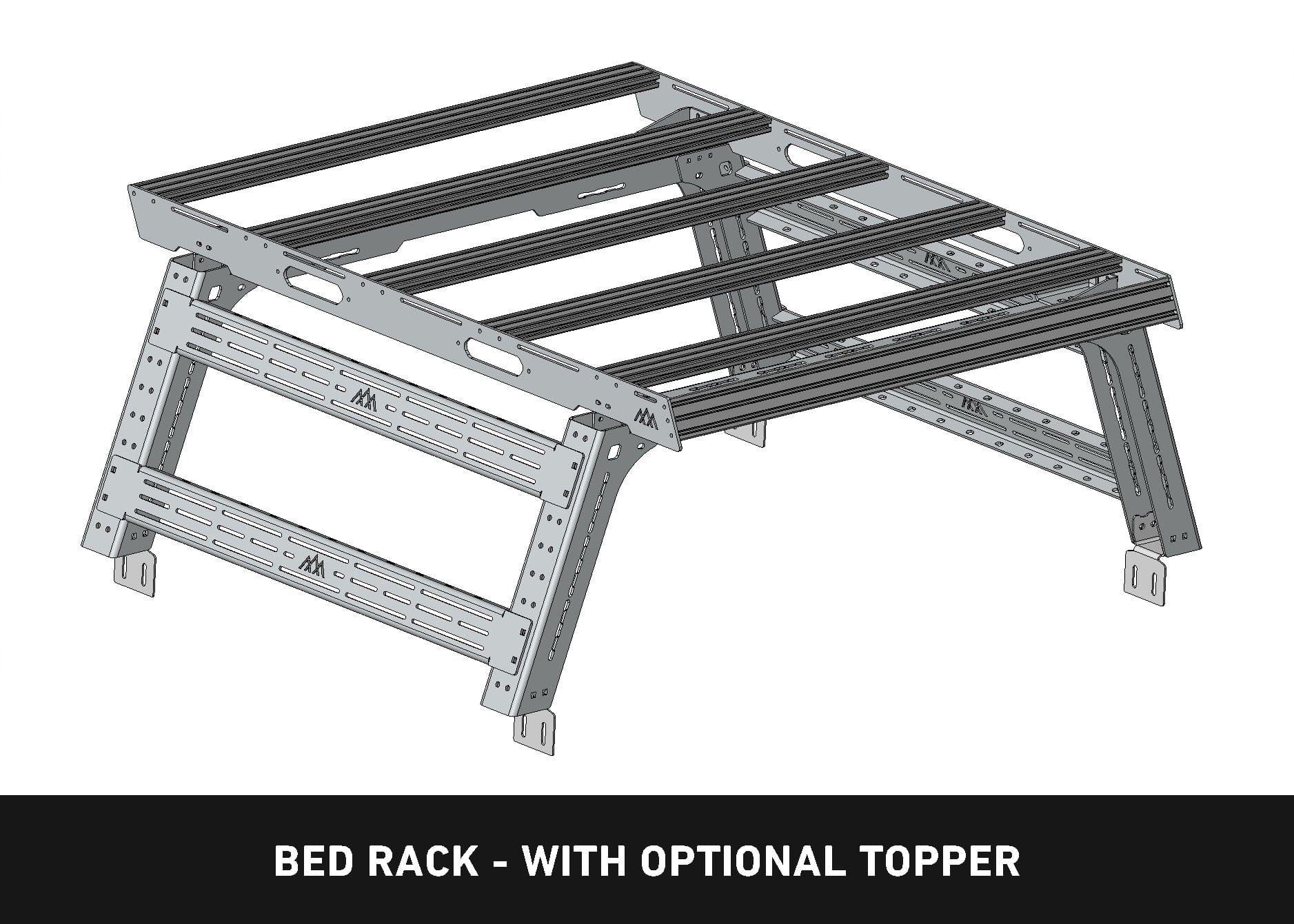Backwoods Adventure Mods Bed Rack Toyota Tacoma Overland Bed Rack (2005-2025)