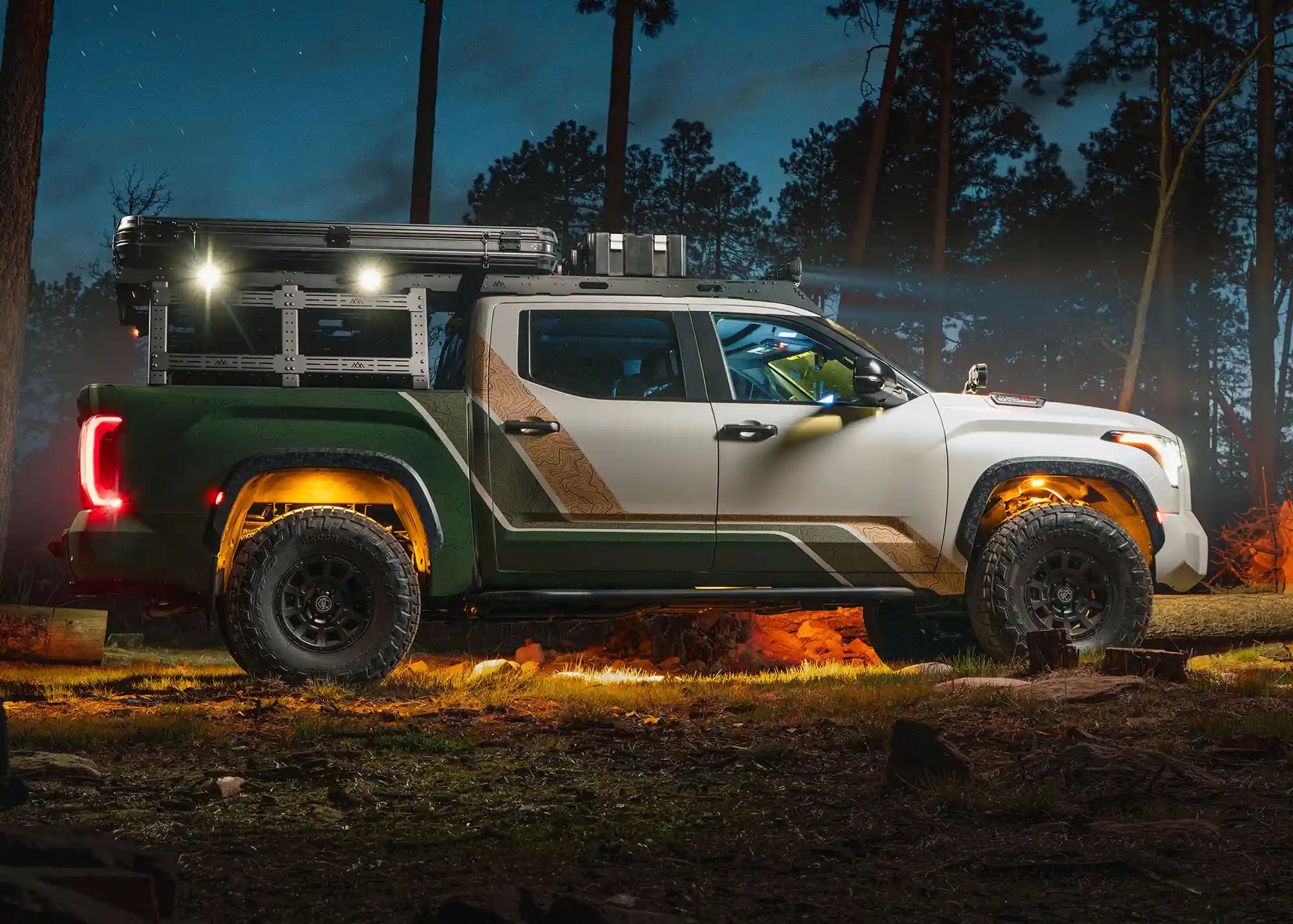 Backwoods Adventure Mods Bed Rack Toyota Tundra Bed Rack - DRIFTR Topper (Add-on)