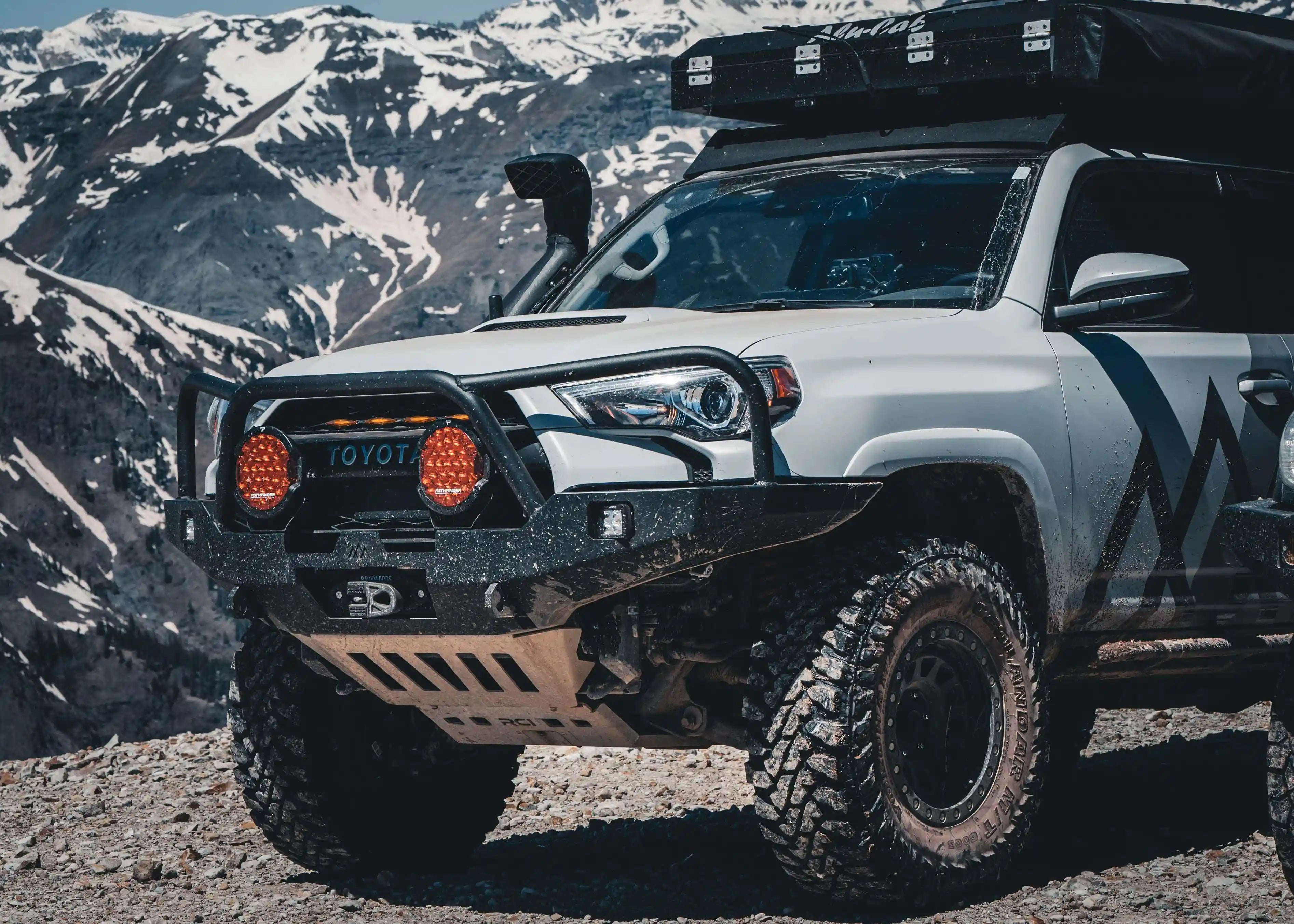 Backwoods Adventure Mods Front Bumper Hi-Lite Overland Toyota 4Runner Front Bumper 5th Gen (2010-2024) [Bull Bar]