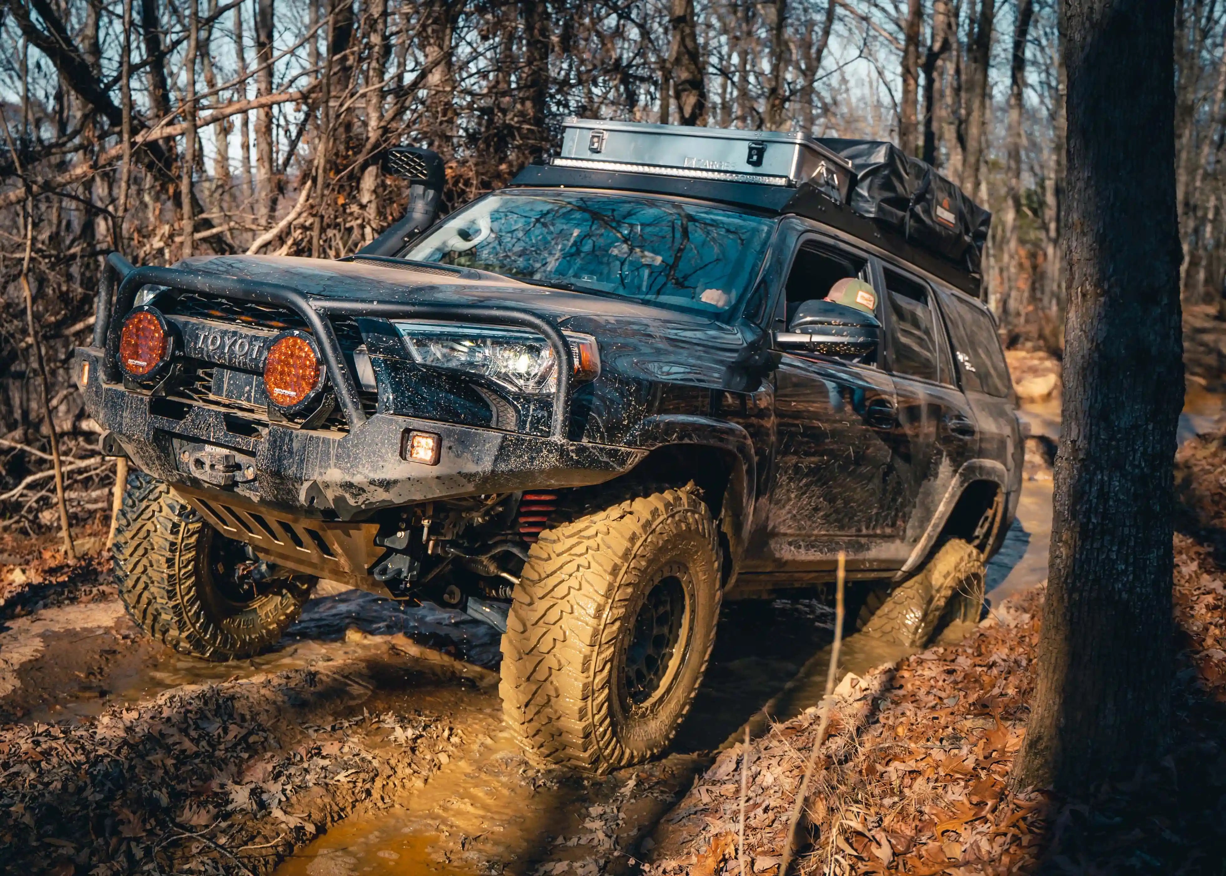 Backwoods Adventure Mods Front Bumper Hi-Lite Overland Toyota 4Runner Front Bumper 5th Gen (2010-2024) [Bull Bar]