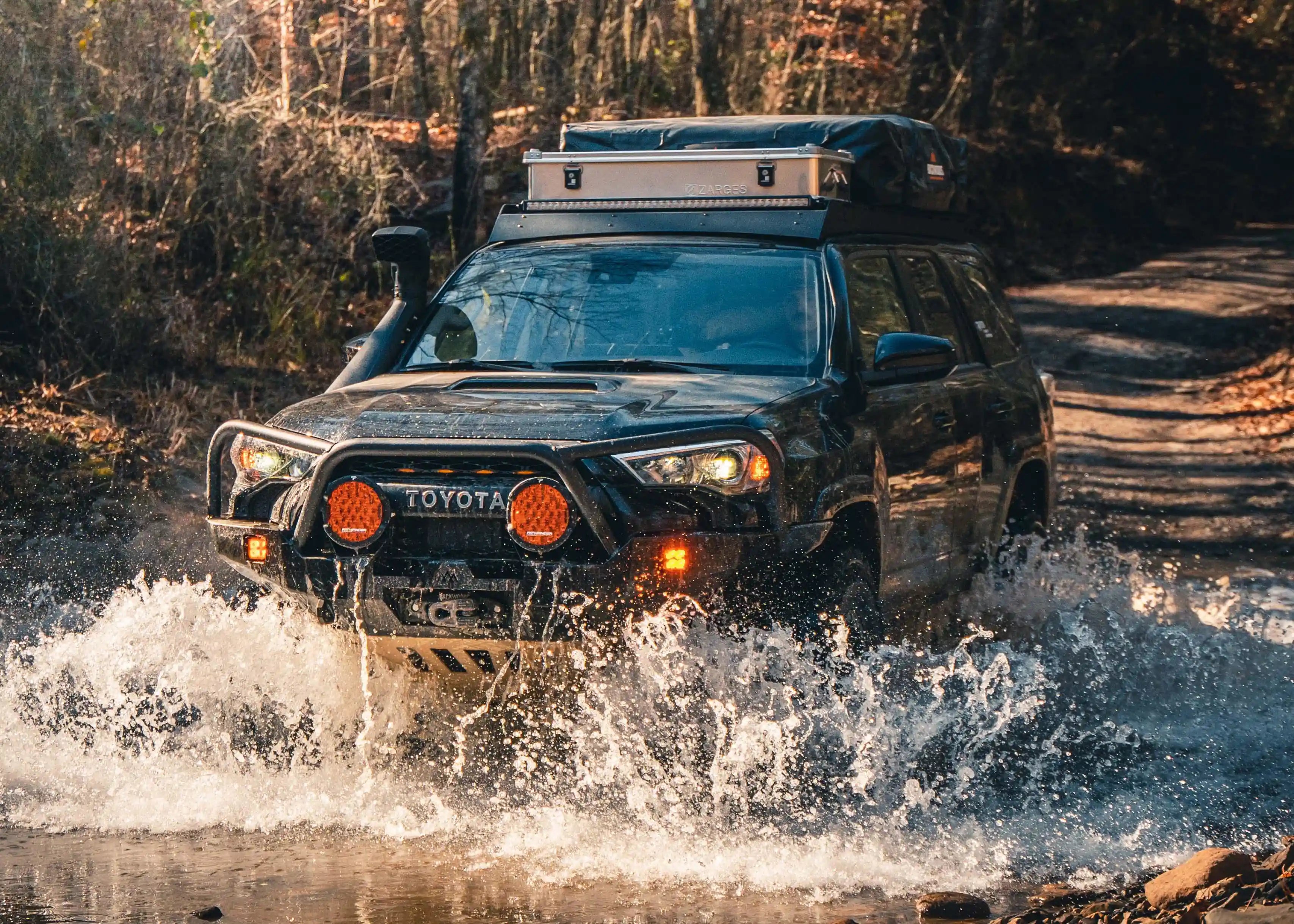 Backwoods Adventure Mods Front Bumper Hi-Lite Overland Toyota 4Runner Front Bumper 5th Gen (2010-2024) [Bull Bar]