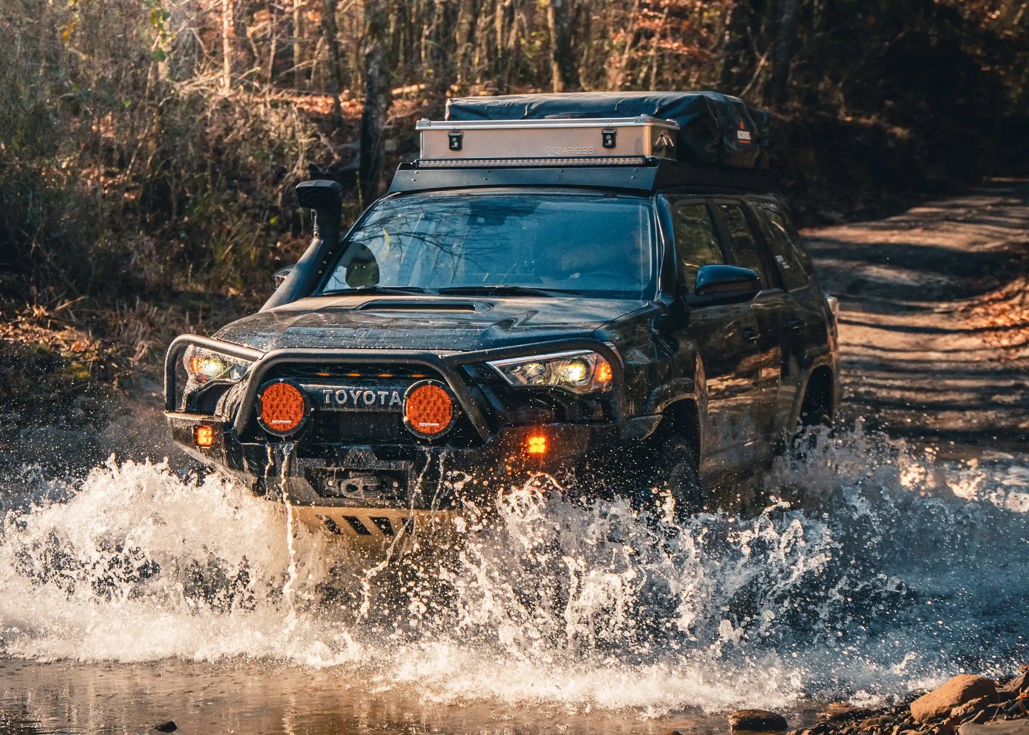 Backwoods Adventure Mods Front Bumper Hi-Lite Overland Toyota 4Runner Front Bumper 5th Gen (2010-2024) [Bull Bar]