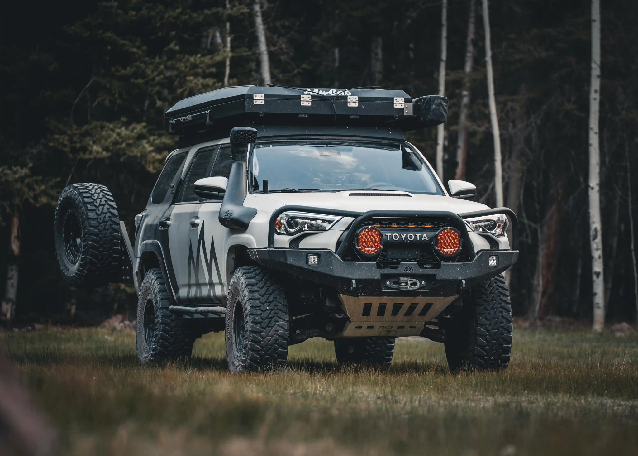 Backwoods Adventure Mods Front Bumper Hi-Lite Overland Toyota 4Runner Front Bumper 5th Gen (2010-2024) [Bull Bar]