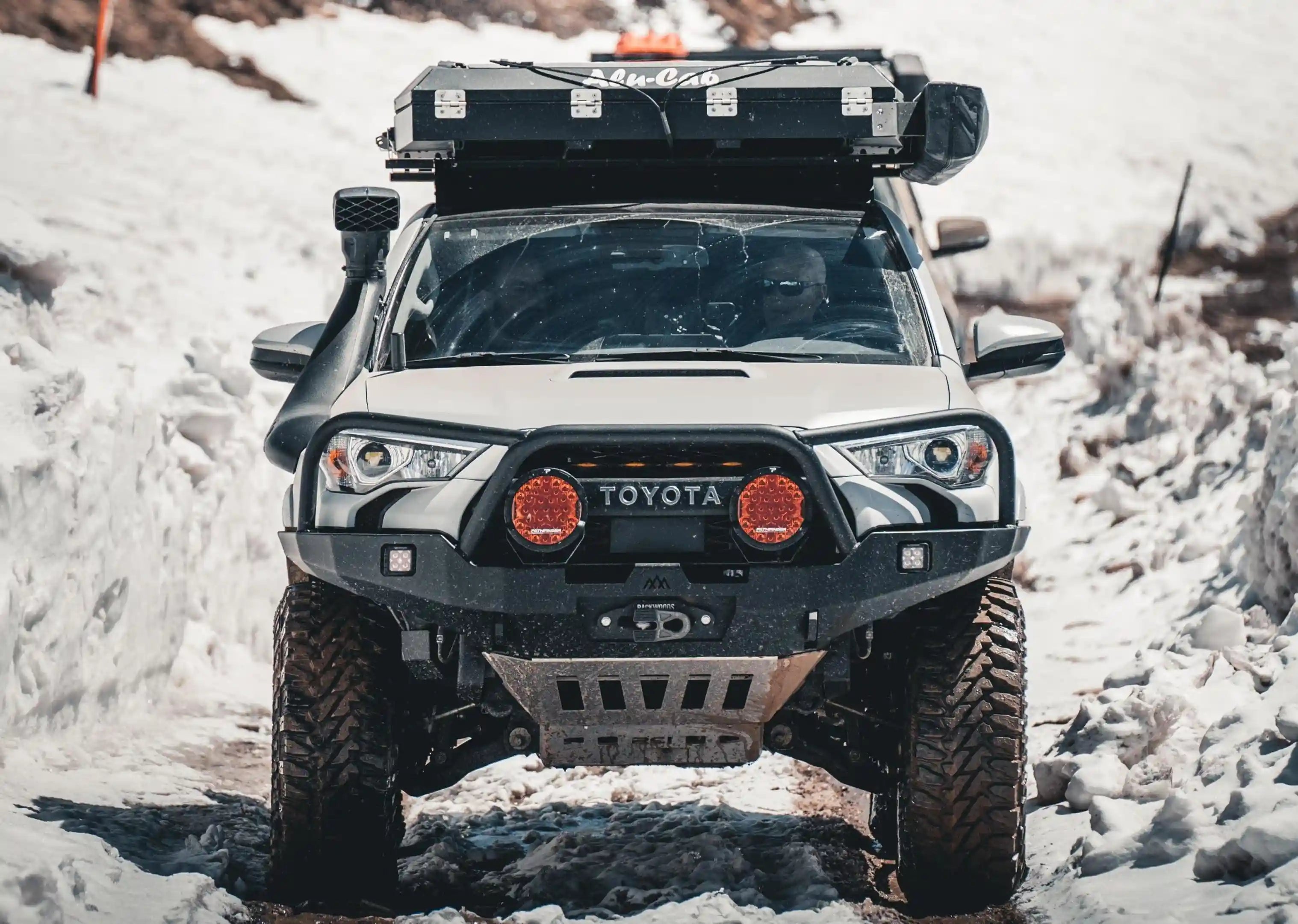 Backwoods Adventure Mods Front Bumper Hi-Lite Overland Toyota 4Runner Front Bumper 5th Gen (2010-2024) [Bull Bar]