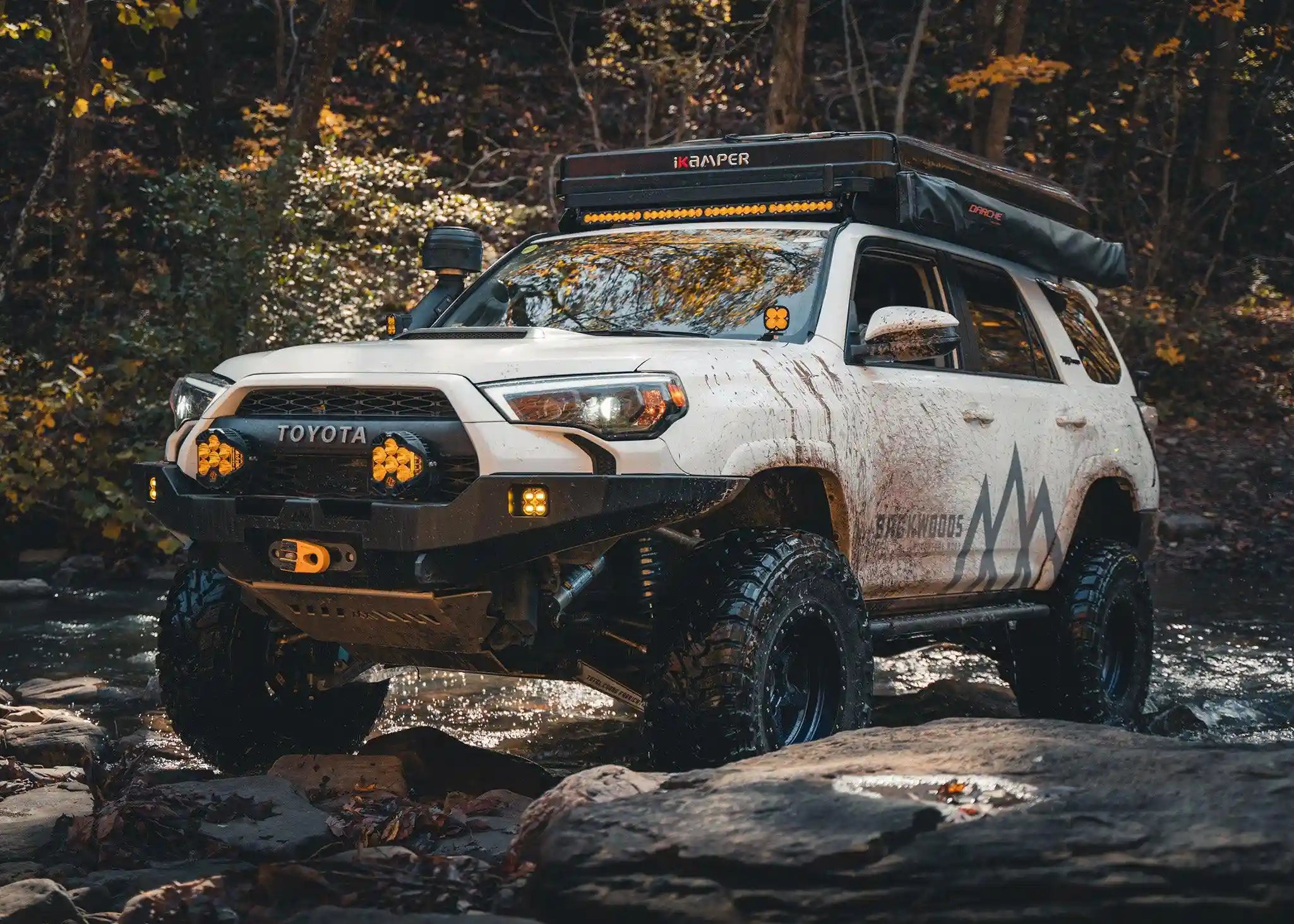 Backwoods Adventure Mods Front Bumper Hi-Lite Overland Toyota 4Runner Front Bumper 5th Gen (2010-2024) [No Bull Bar]