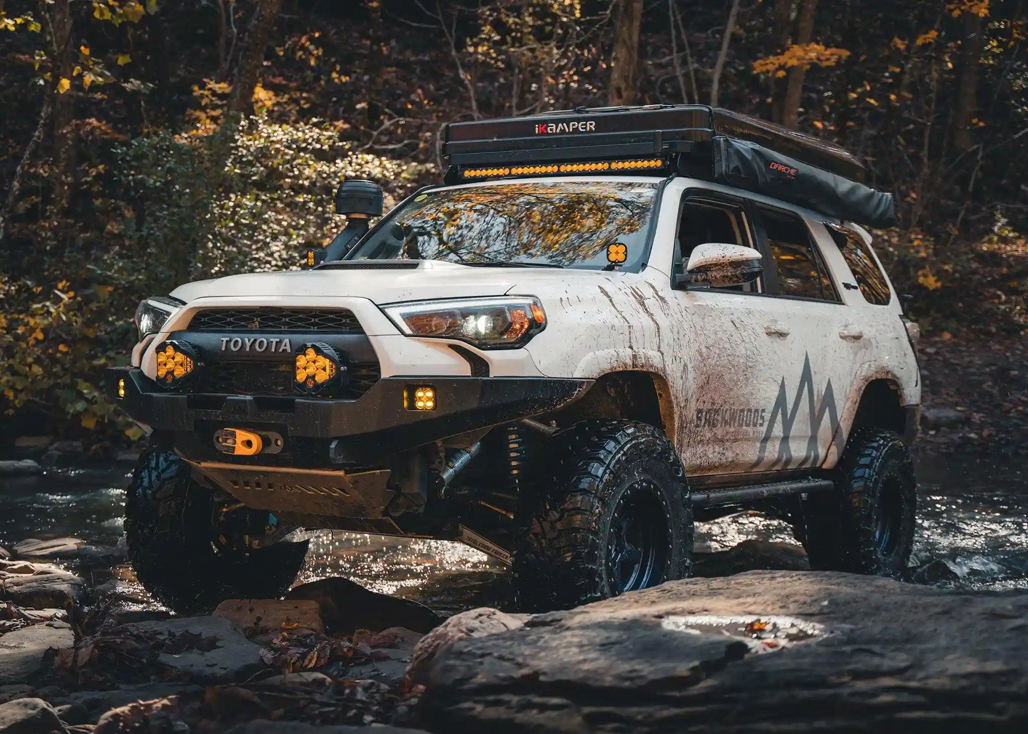 Backwoods Adventure Mods Front Bumper Hi-Lite Overland Toyota 4Runner Front Bumper 5th Gen (2010-2024) [No Bull Bar]