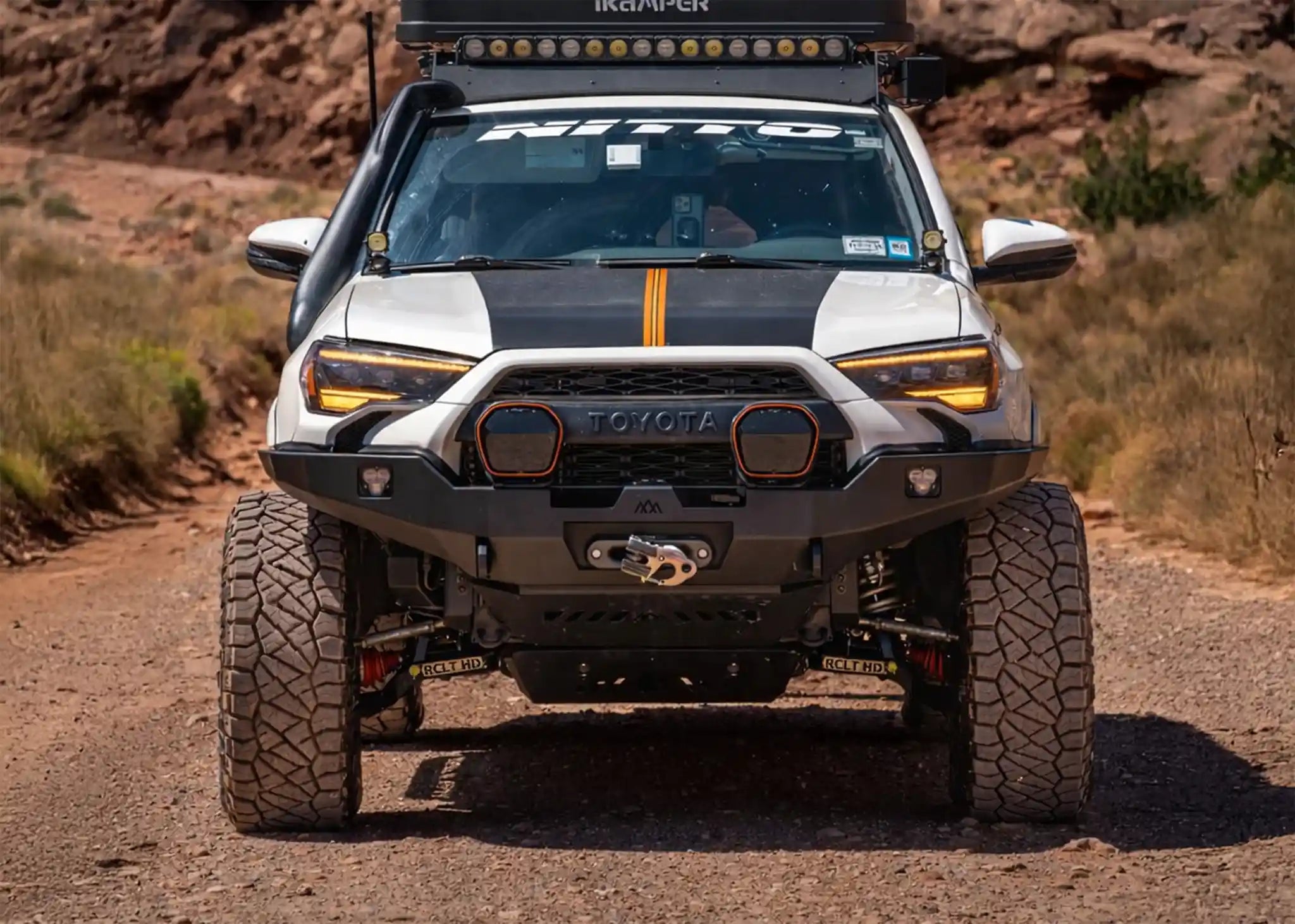 Backwoods Adventure Mods Front Bumper Hi-Lite Overland Toyota 4Runner Front Bumper 5th Gen (2010-2024) [No Bull Bar]
