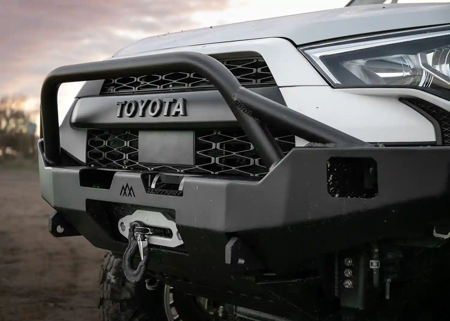 Backwoods Adventure Mods Front Bumper Hi-Lite Overland Toyota 4Runner Front Bumper 5th Gen (2010-2024) [PreRunner Bull Bar]