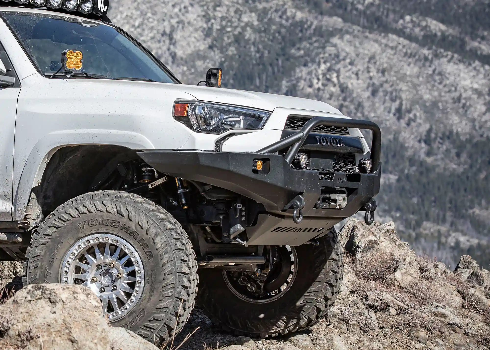Backwoods Adventure Mods Front Bumper Hi-Lite Overland Toyota 4Runner Front Bumper 5th Gen (2010-2024) [PreRunner Bull Bar]
