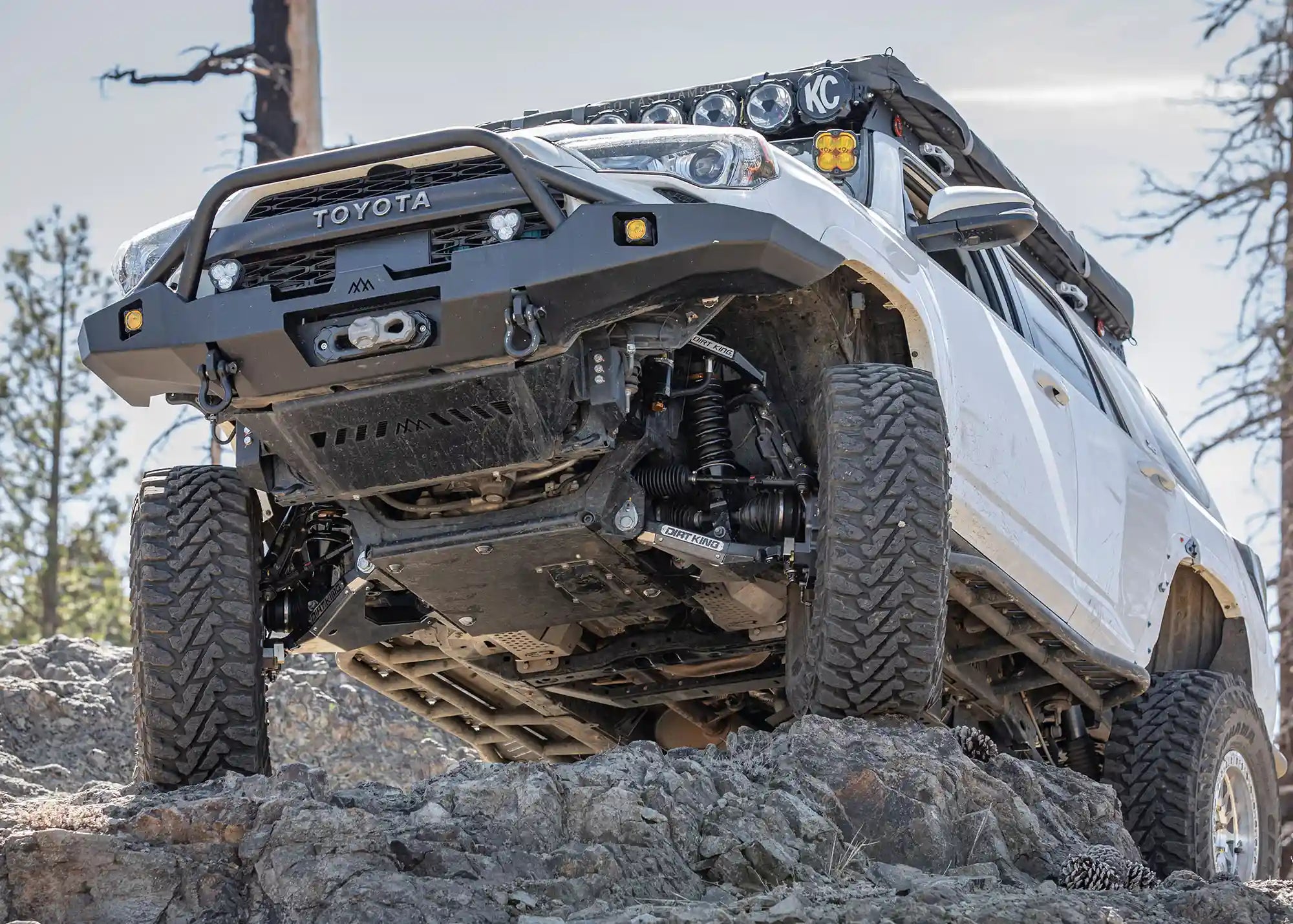 Backwoods Adventure Mods Front Bumper Hi-Lite Overland Toyota 4Runner Front Bumper 5th Gen (2010-2024) [PreRunner Bull Bar]