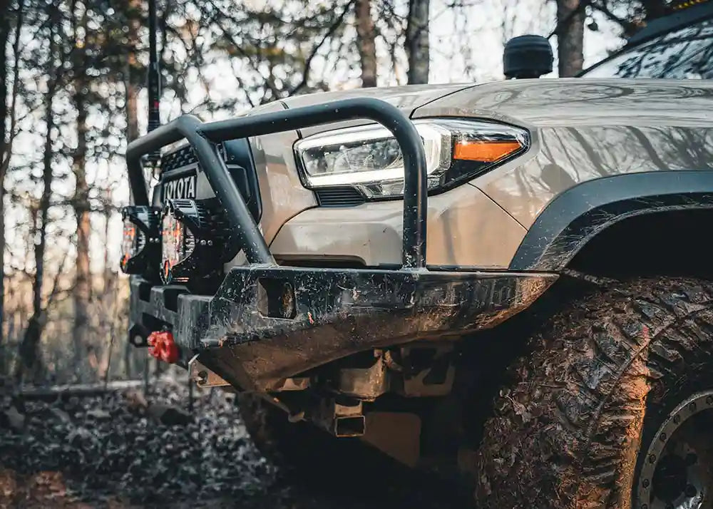 Backwoods Adventure Mods Front Bumper Hi-Lite Overland Toyota Tacoma Front Bumper 3rd Gen (2016-2023) [Bull Bar]
