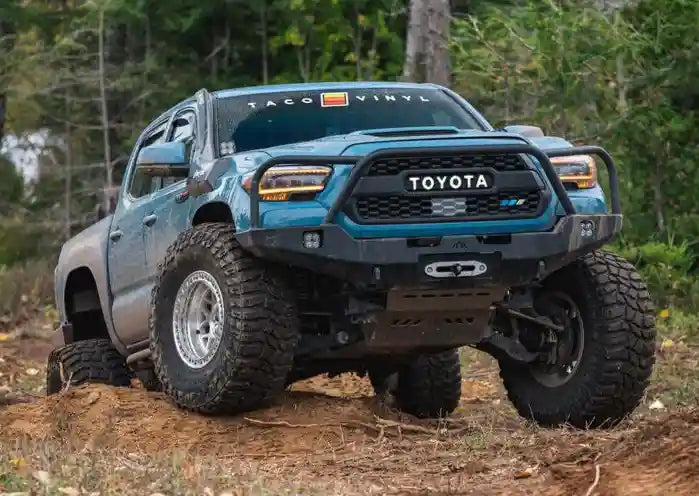 Backwoods Adventure Mods Front Bumper Hi-Lite Overland Toyota Tacoma Front Bumper 3rd Gen (2016-2023) [Bull Bar]