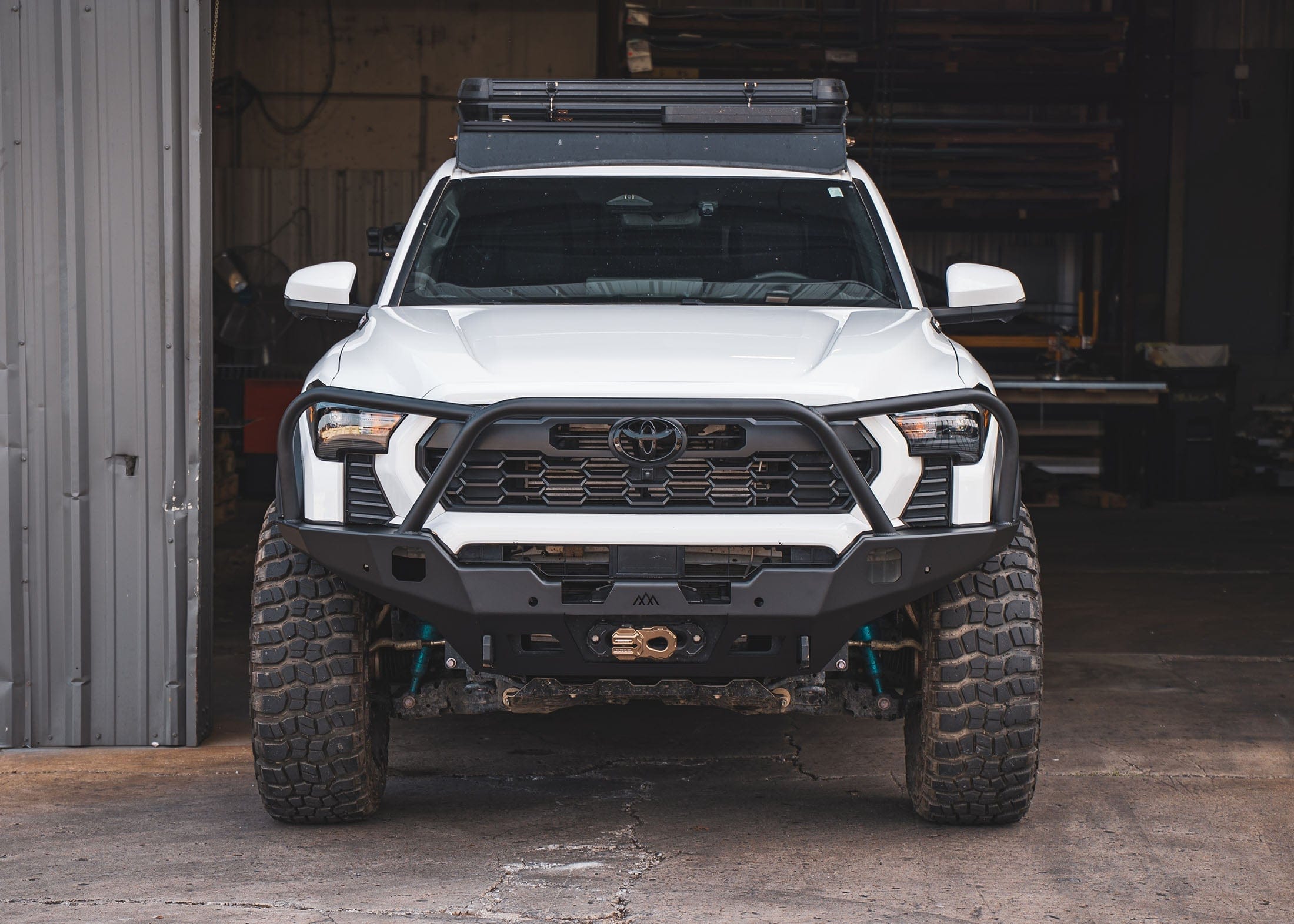 Backwoods Adventure Mods Front Bumper Hi-Lite Overland Toyota Tacoma Front Bumper 4th Gen (2024-2025) [Bull Bar]