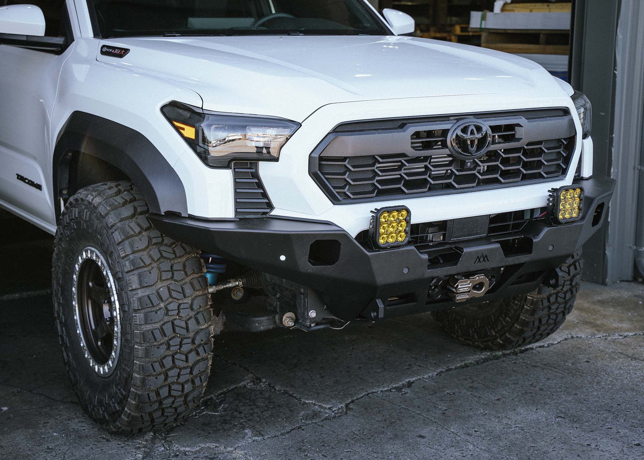 Backwoods Adventure Mods Front Bumper Hi-Lite Overland Toyota Tacoma Front Bumper 4th Gen (2024-2025) [No Bull Bar]
