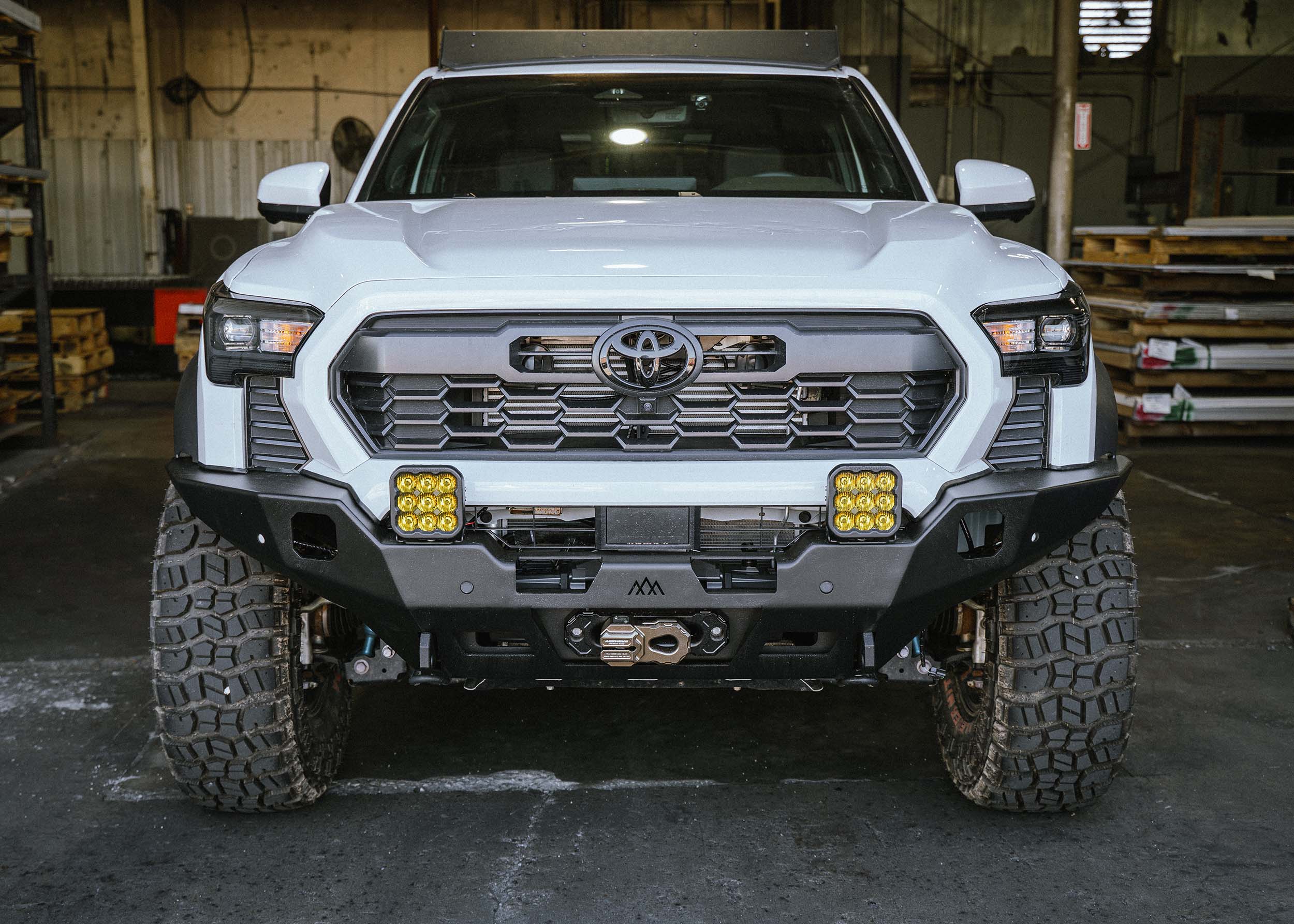 Backwoods Adventure Mods Front Bumper Hi-Lite Overland Toyota Tacoma Front Bumper 4th Gen (2024-2025) [No Bull Bar]
