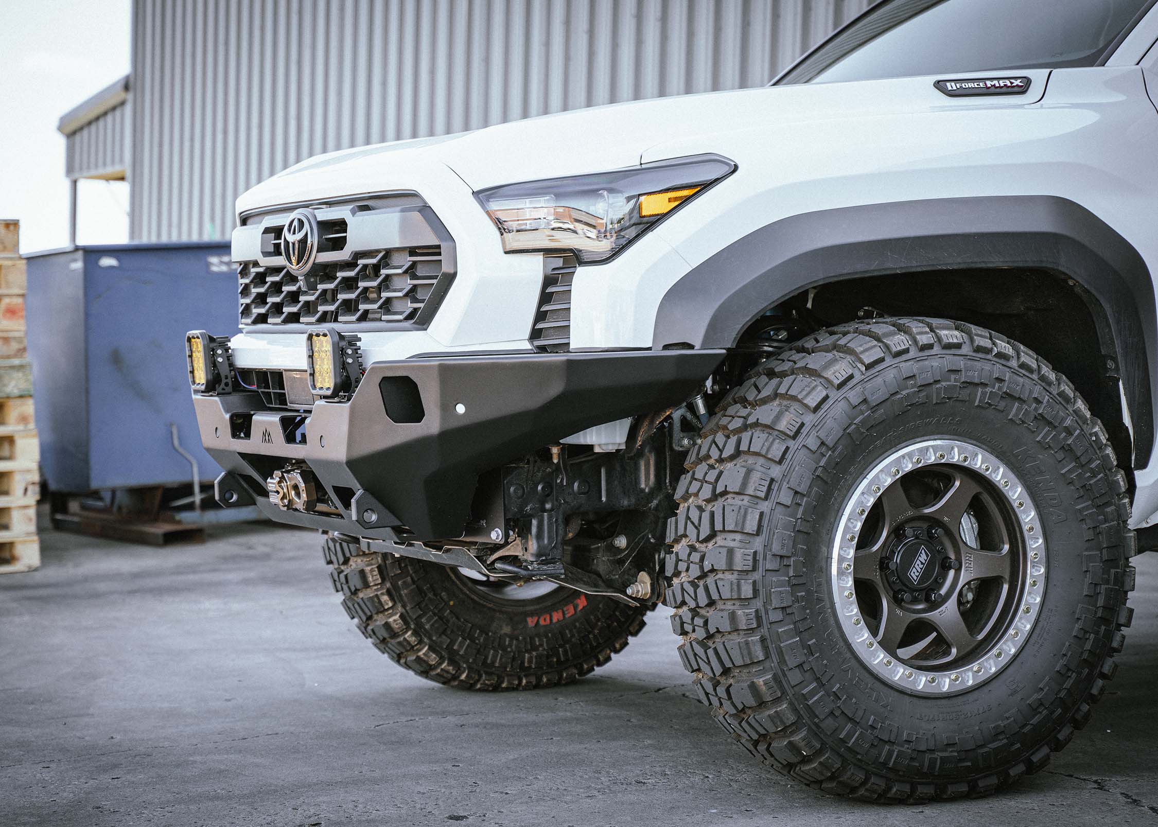 Backwoods Adventure Mods Front Bumper Hi-Lite Overland Toyota Tacoma Front Bumper 4th Gen (2024-2025) [No Bull Bar]