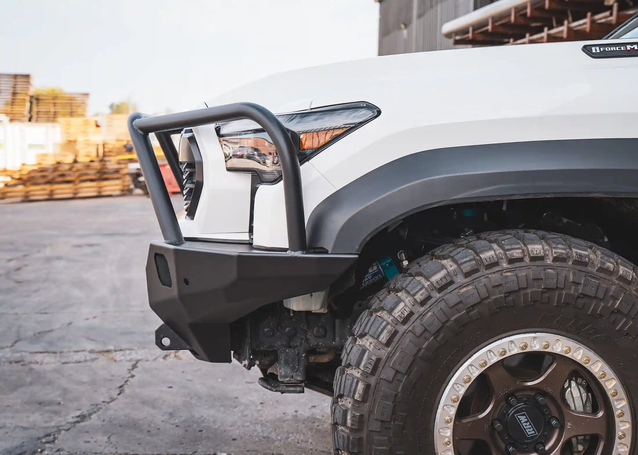 Backwoods Adventure Mods Front Bumper Hi-Lite Overland Toyota Tacoma Front Bumper 4th Gen (2024-2026) [Bull Bar]