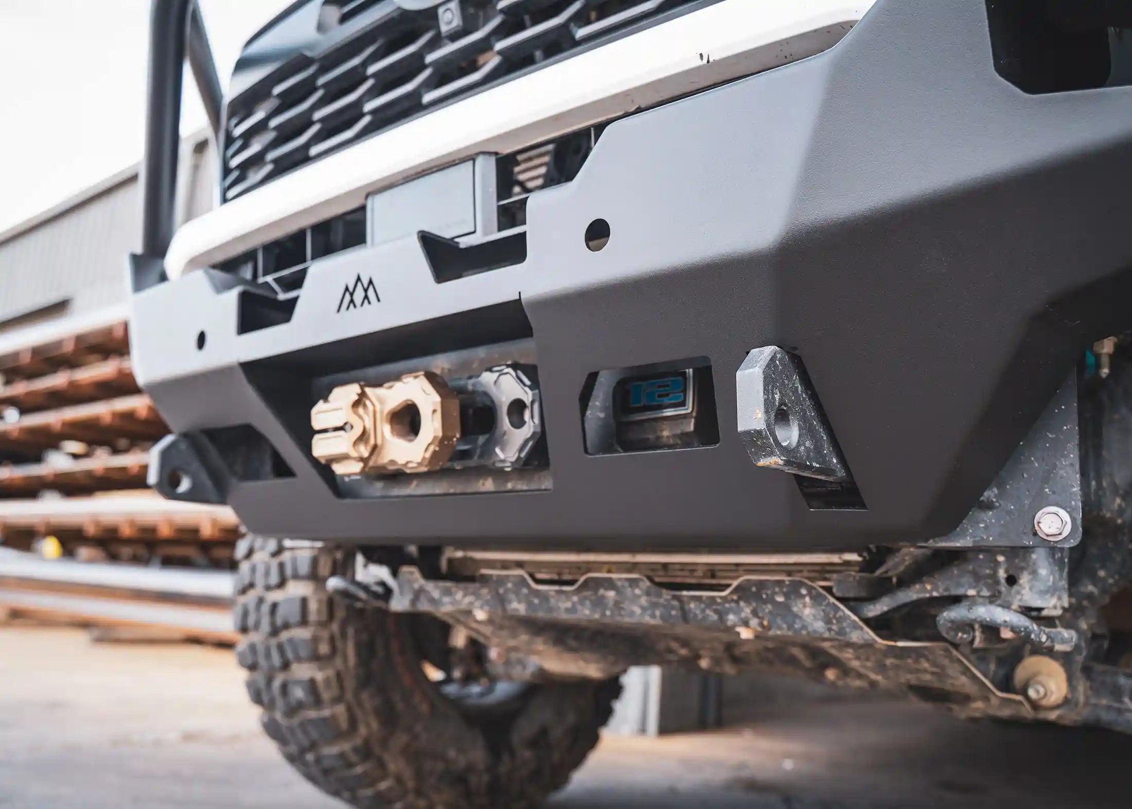 Backwoods Adventure Mods Front Bumper Hi-Lite Overland Toyota Tacoma Front Bumper 4th Gen (2024-2026) [Bull Bar]