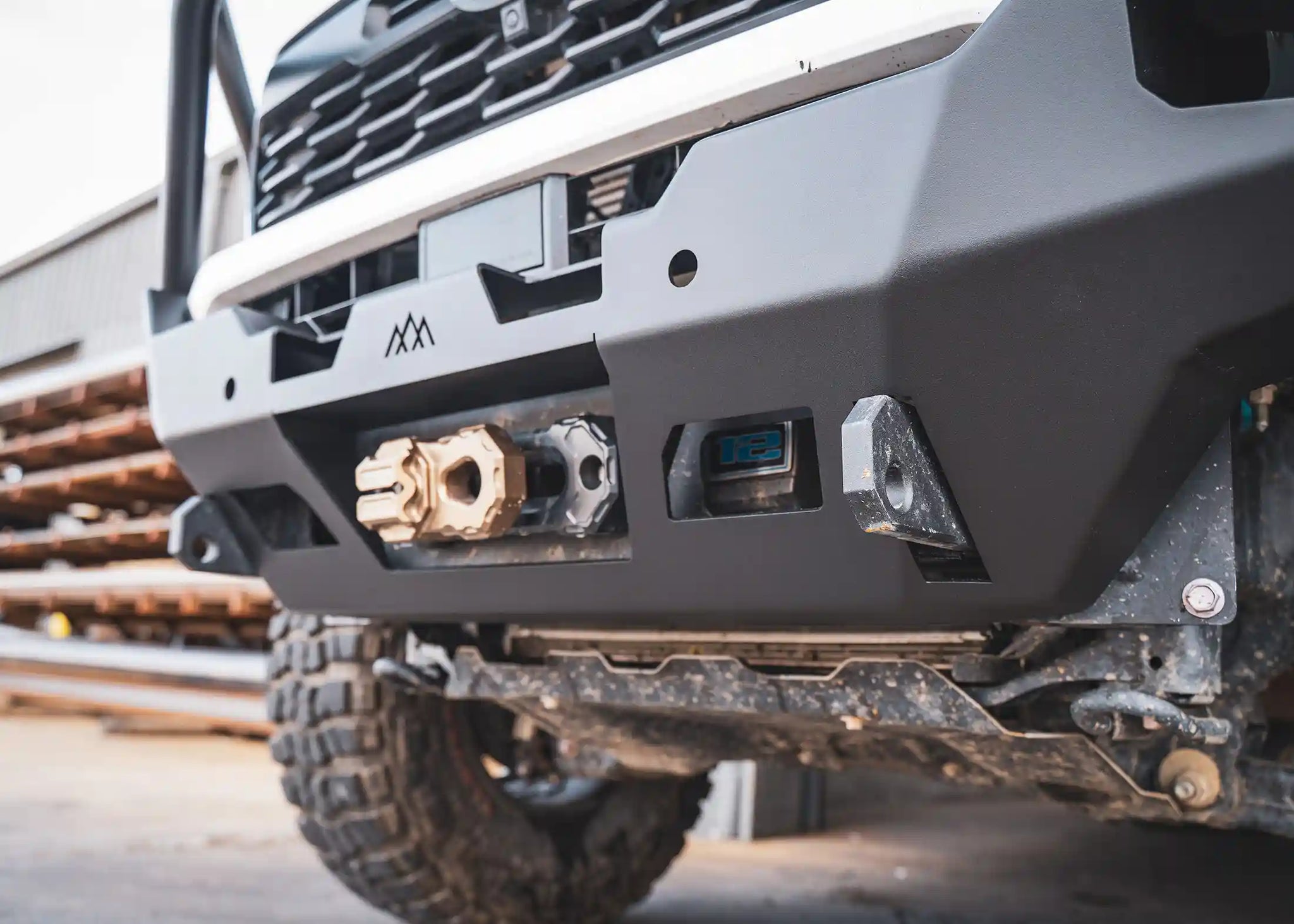 Backwoods Adventure Mods Front Bumper Hi-Lite Overland Toyota Tacoma Front Bumper 4th Gen (2024-2026) [Bull Bar]