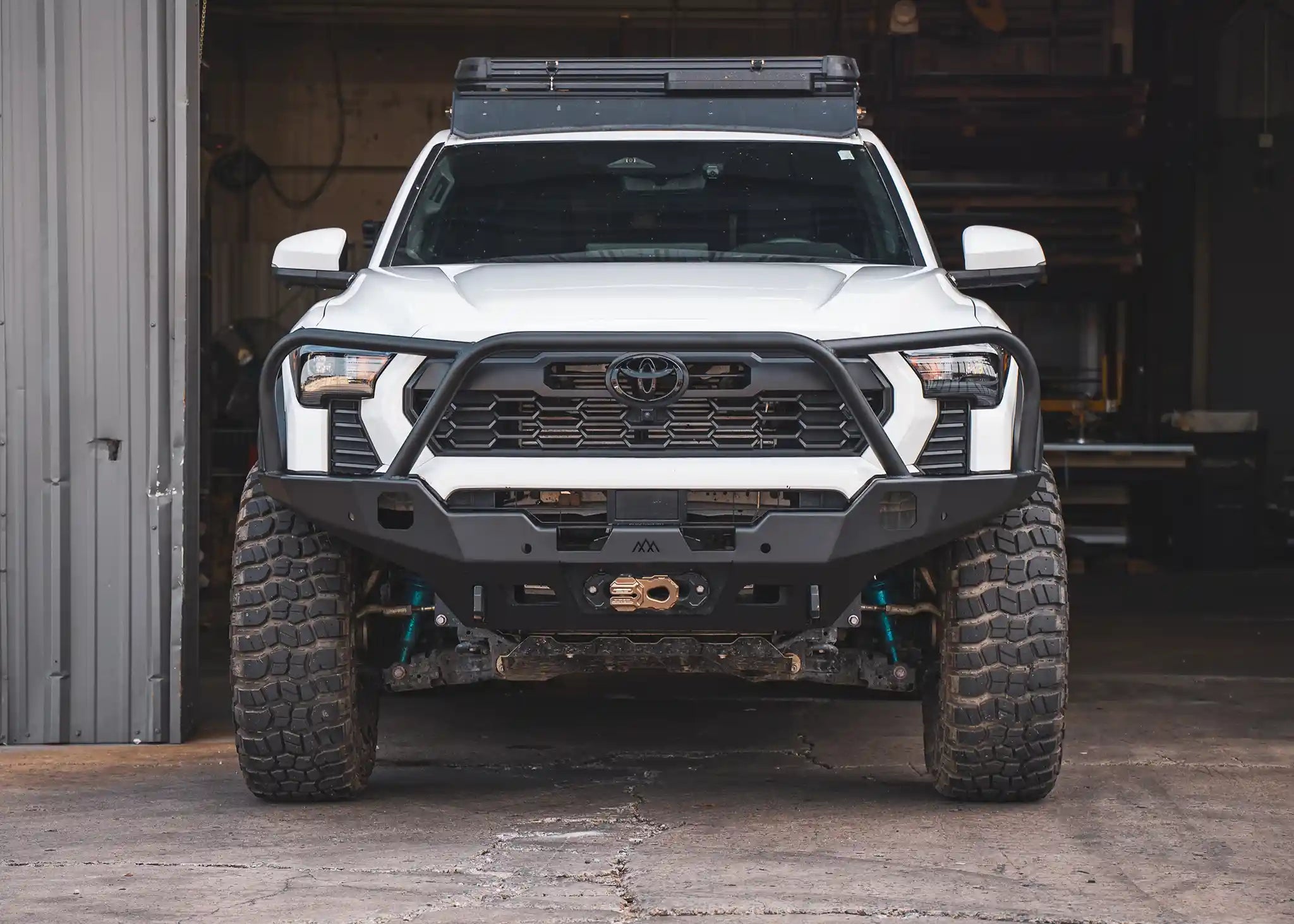 Backwoods Adventure Mods Front Bumper Hi-Lite Overland Toyota Tacoma Front Bumper 4th Gen (2024-2026) [Bull Bar]
