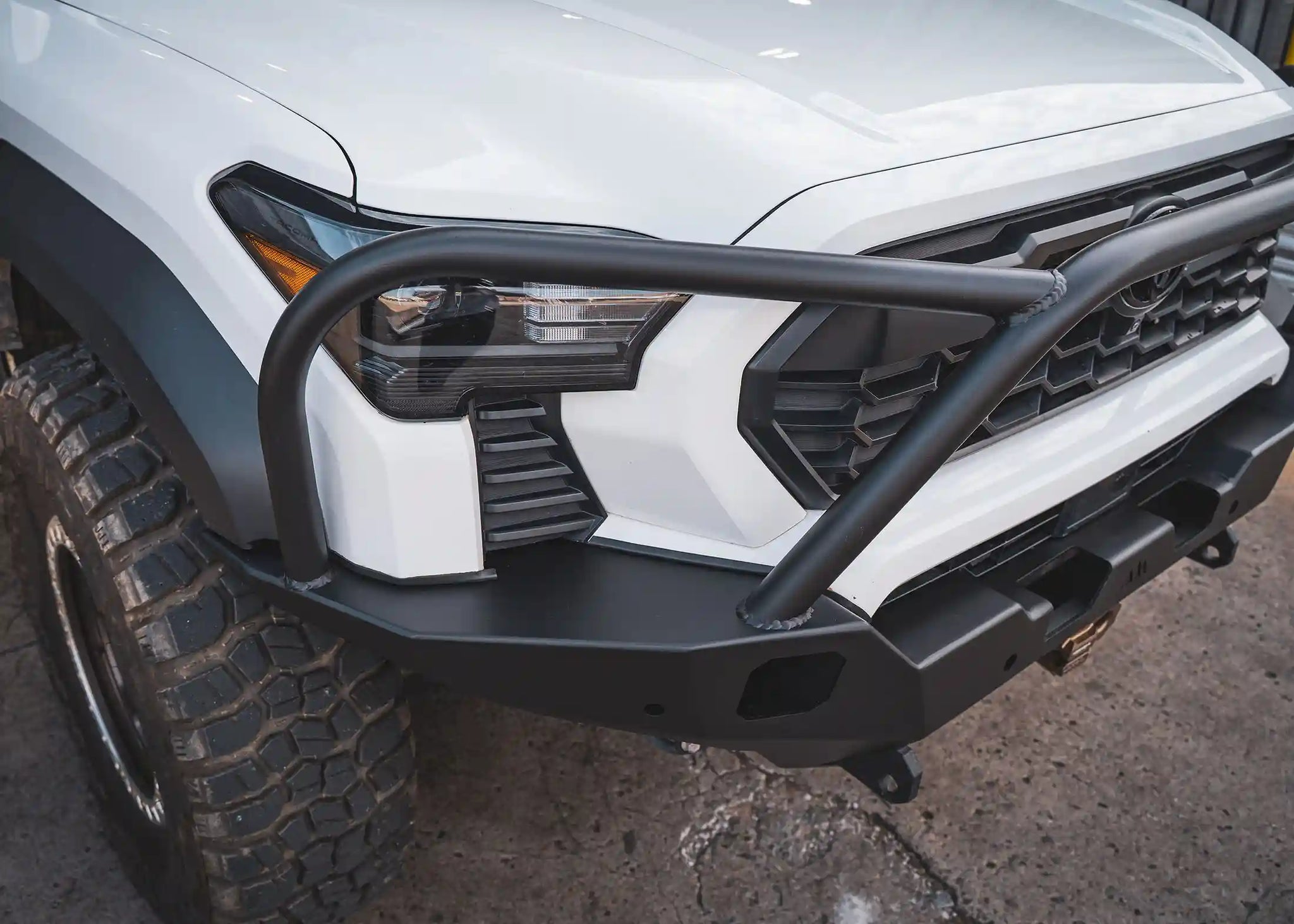 Backwoods Adventure Mods Front Bumper Hi-Lite Overland Toyota Tacoma Front Bumper 4th Gen (2024-2026) [Bull Bar]