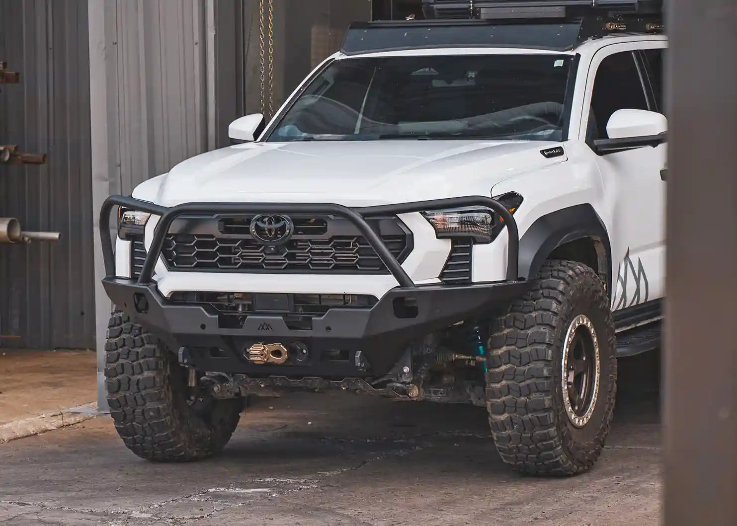 Backwoods Adventure Mods Front Bumper Hi-Lite Overland Toyota Tacoma Front Bumper 4th Gen (2024-2026) [Bull Bar]