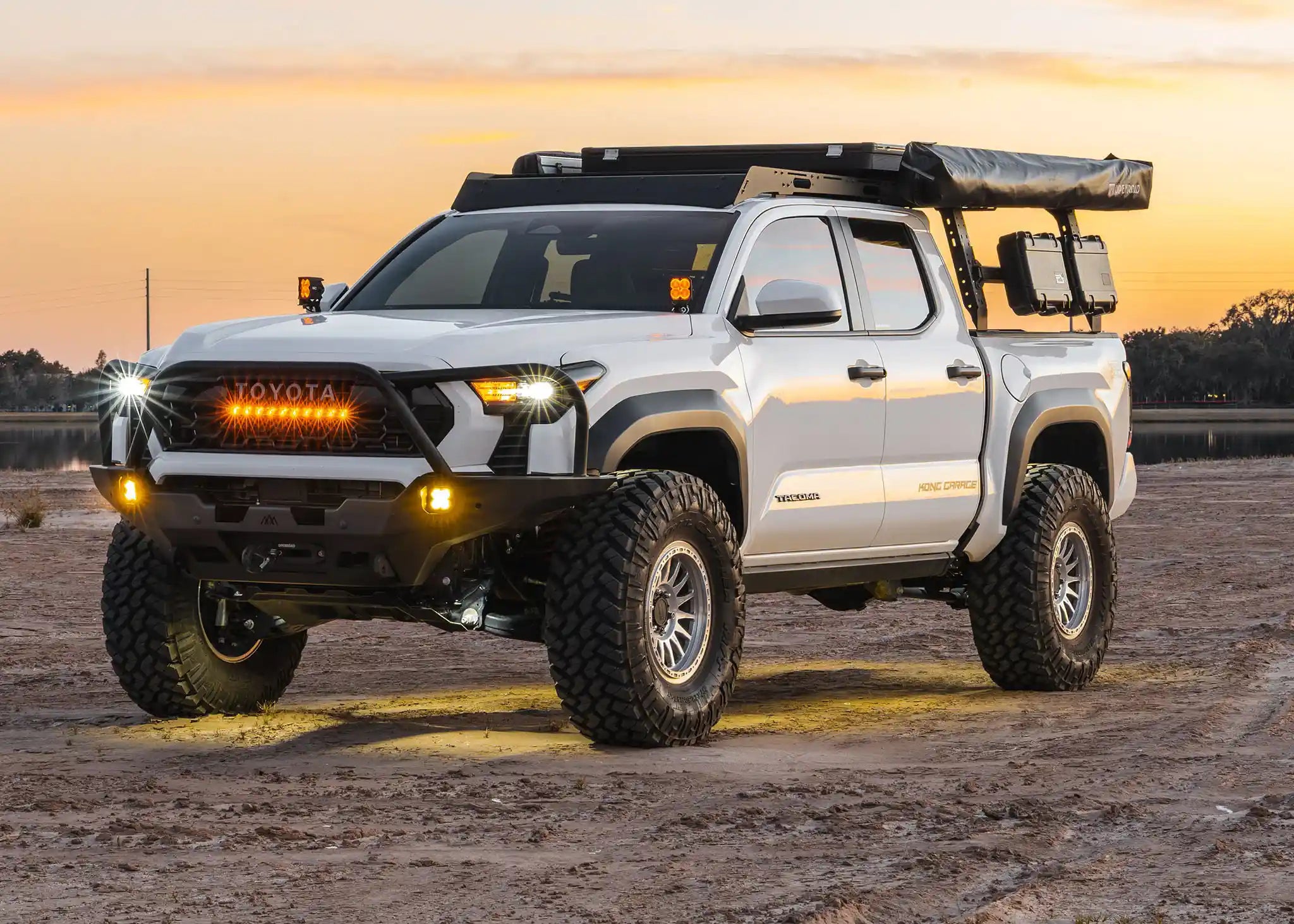 Backwoods Adventure Mods Front Bumper Hi-Lite Overland Toyota Tacoma Front Bumper 4th Gen (2024-2026) [Bull Bar]