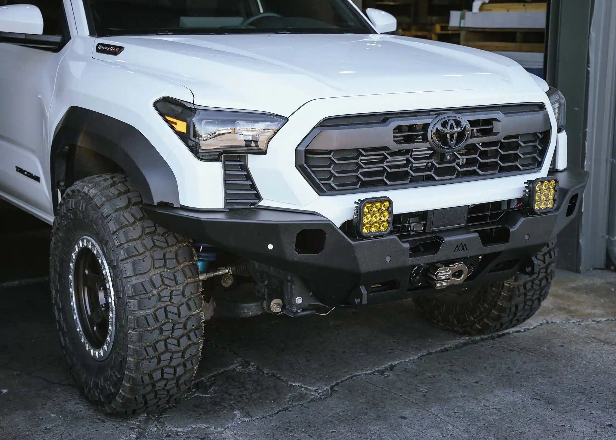 Backwoods Adventure Mods Front Bumper Hi-Lite Overland Toyota Tacoma Front Bumper 4th Gen (2024-2026) [No Bull Bar]