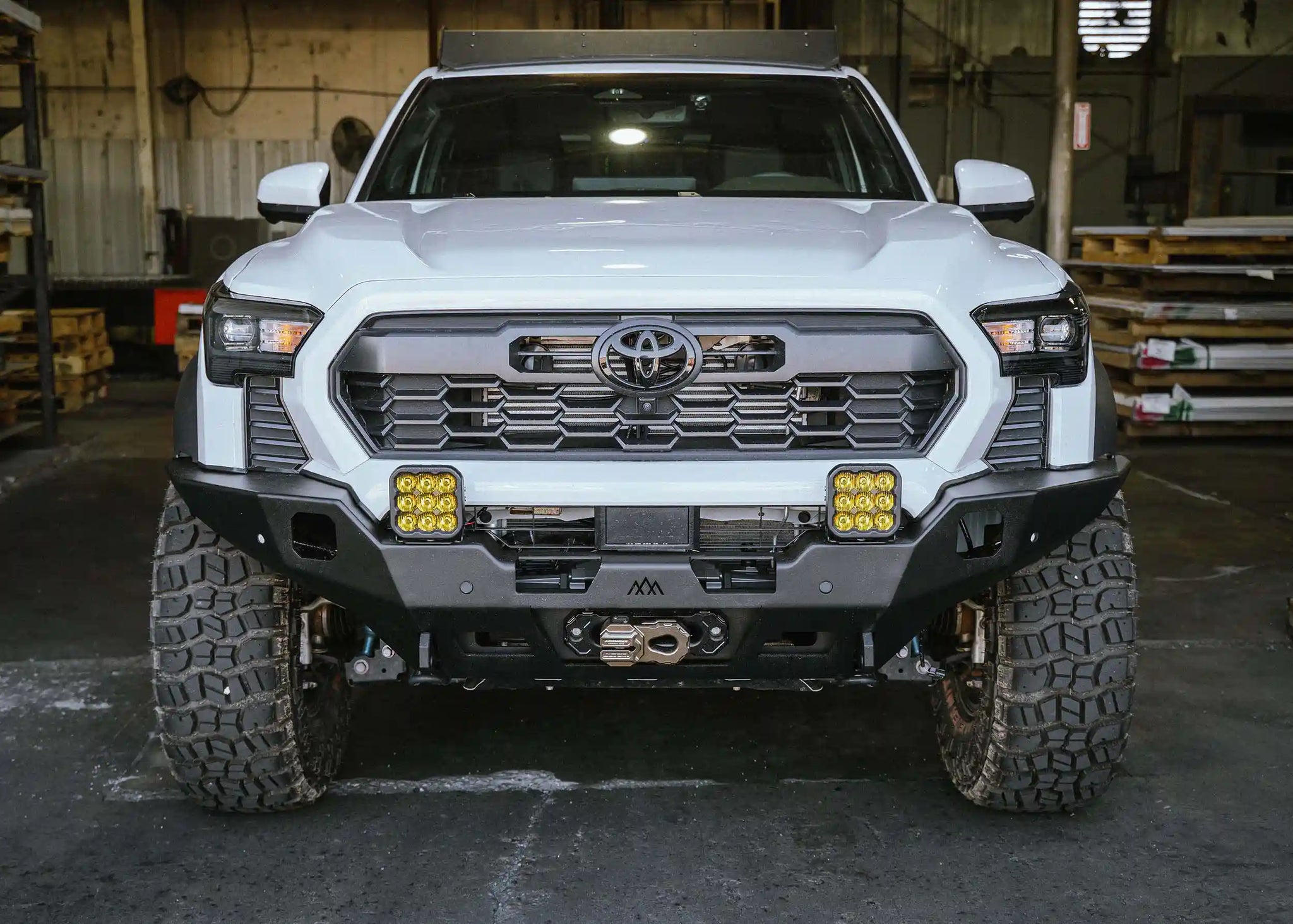 Backwoods Adventure Mods Front Bumper Hi-Lite Overland Toyota Tacoma Front Bumper 4th Gen (2024-2026) [No Bull Bar]