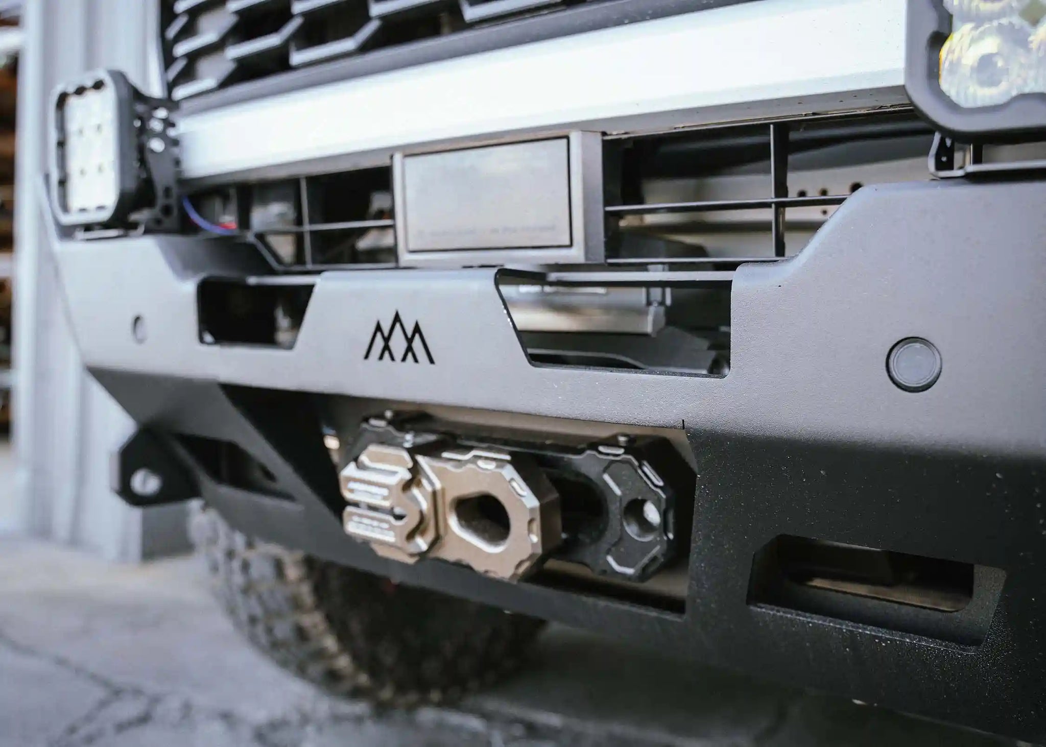 Backwoods Adventure Mods Front Bumper Hi-Lite Overland Toyota Tacoma Front Bumper 4th Gen (2024-2026) [No Bull Bar]